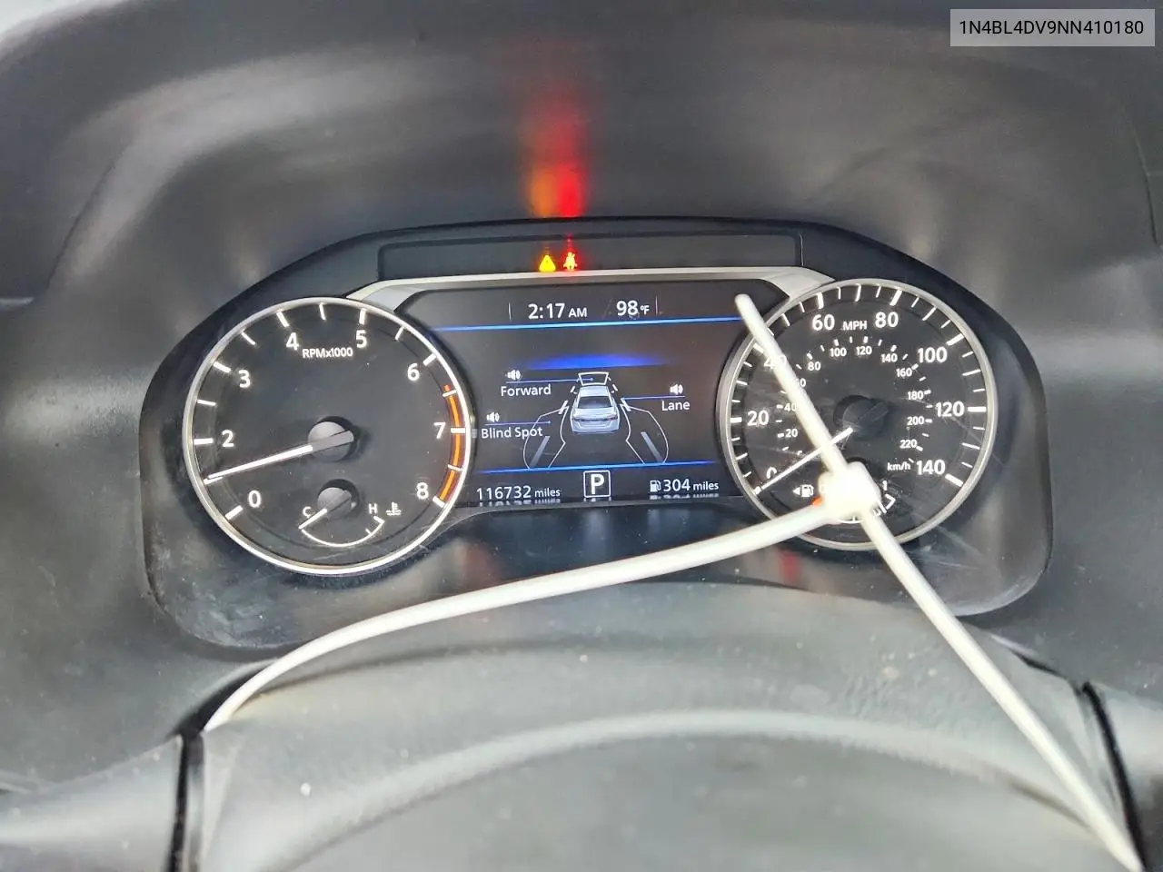 2022 Nissan Altima Sv VIN: 1N4BL4DV9NN410180 Lot: 60823716