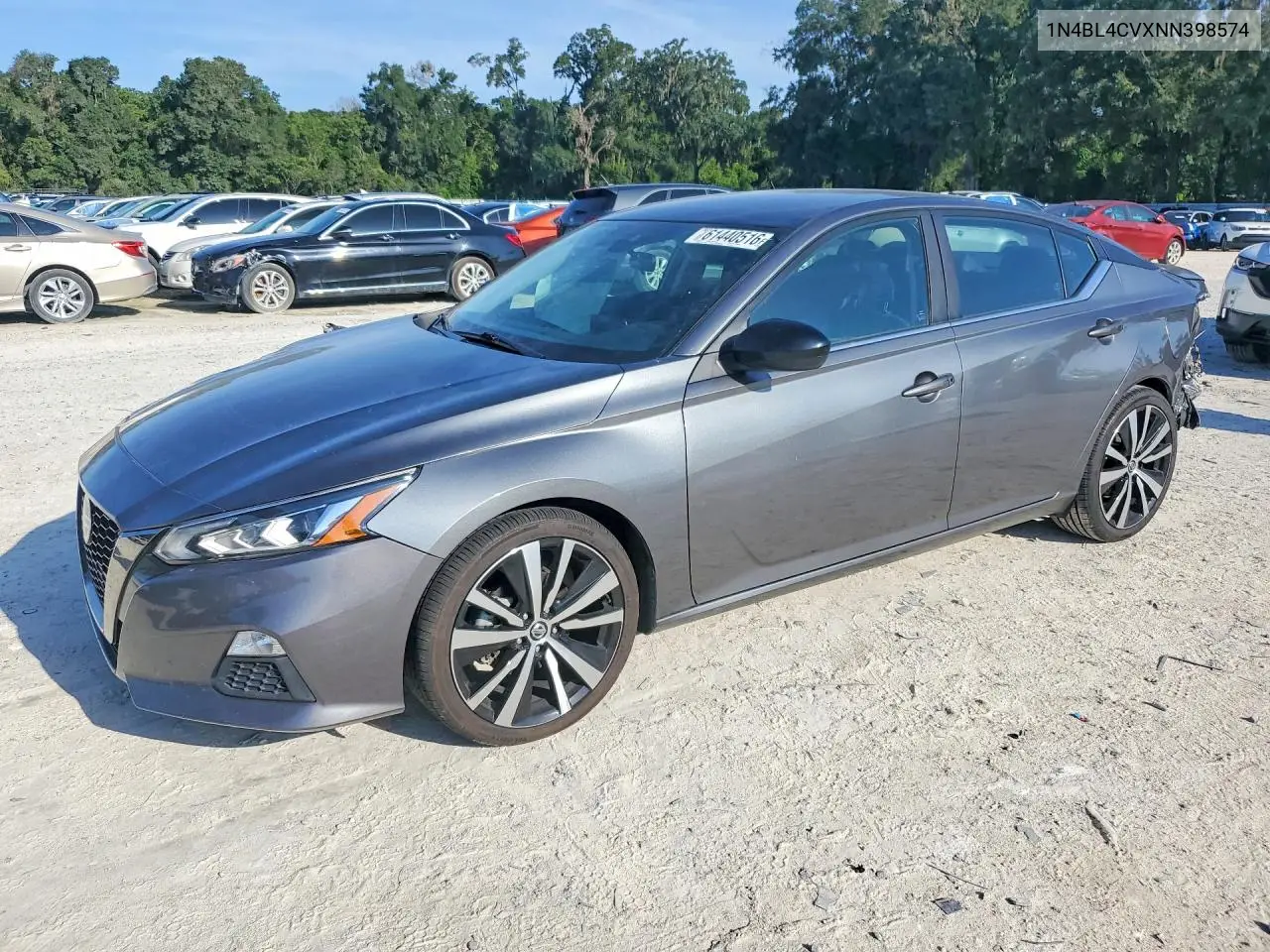 2022 Nissan Altima Sr VIN: 1N4BL4CVXNN398574 Lot: 61440516
