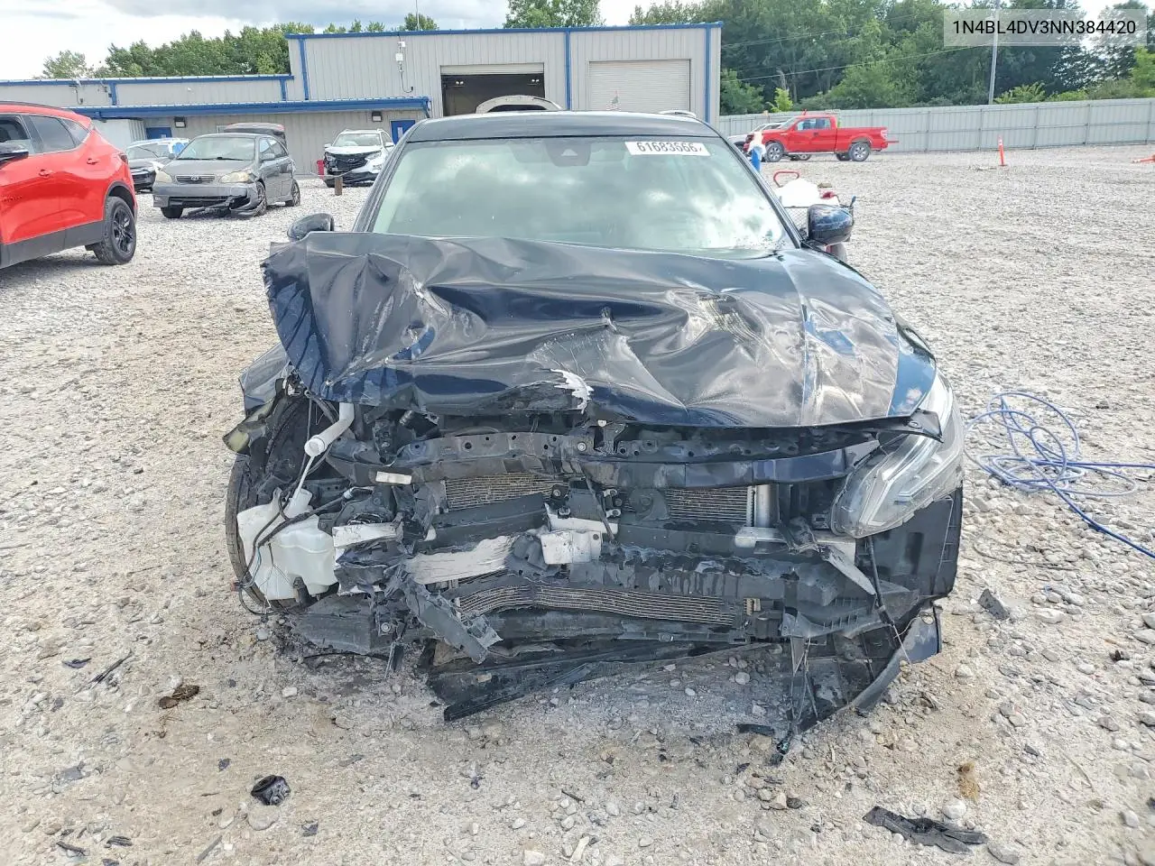 1N4BL4DV3NN384420 2022 Nissan Altima Sv