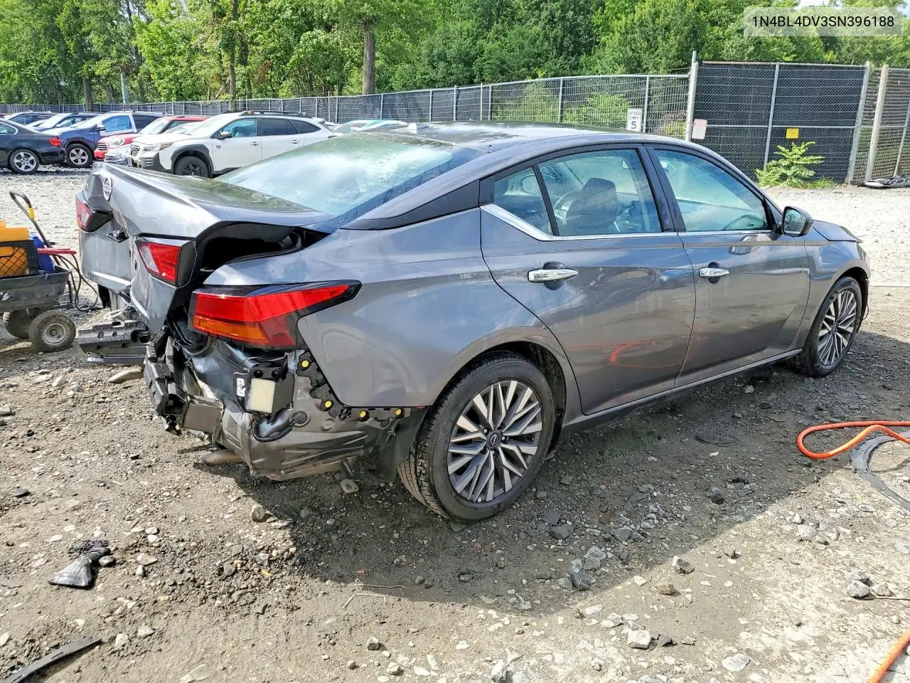 2025 Nissan Altima Sv VIN: 1N4BL4DV3SN396188 Lot: 60585366