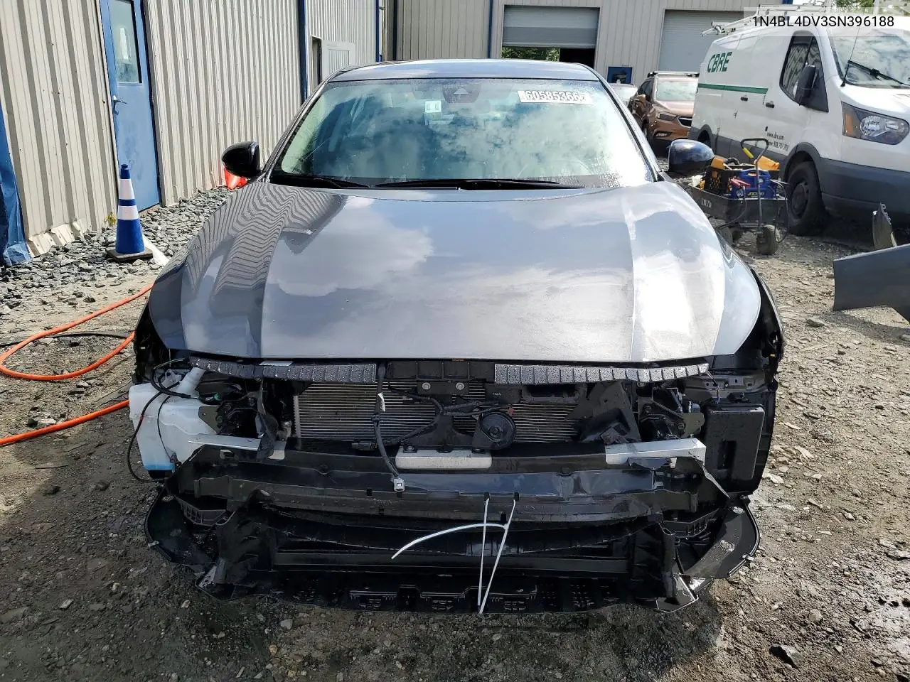 2025 Nissan Altima Sv VIN: 1N4BL4DV3SN396188 Lot: 60585366