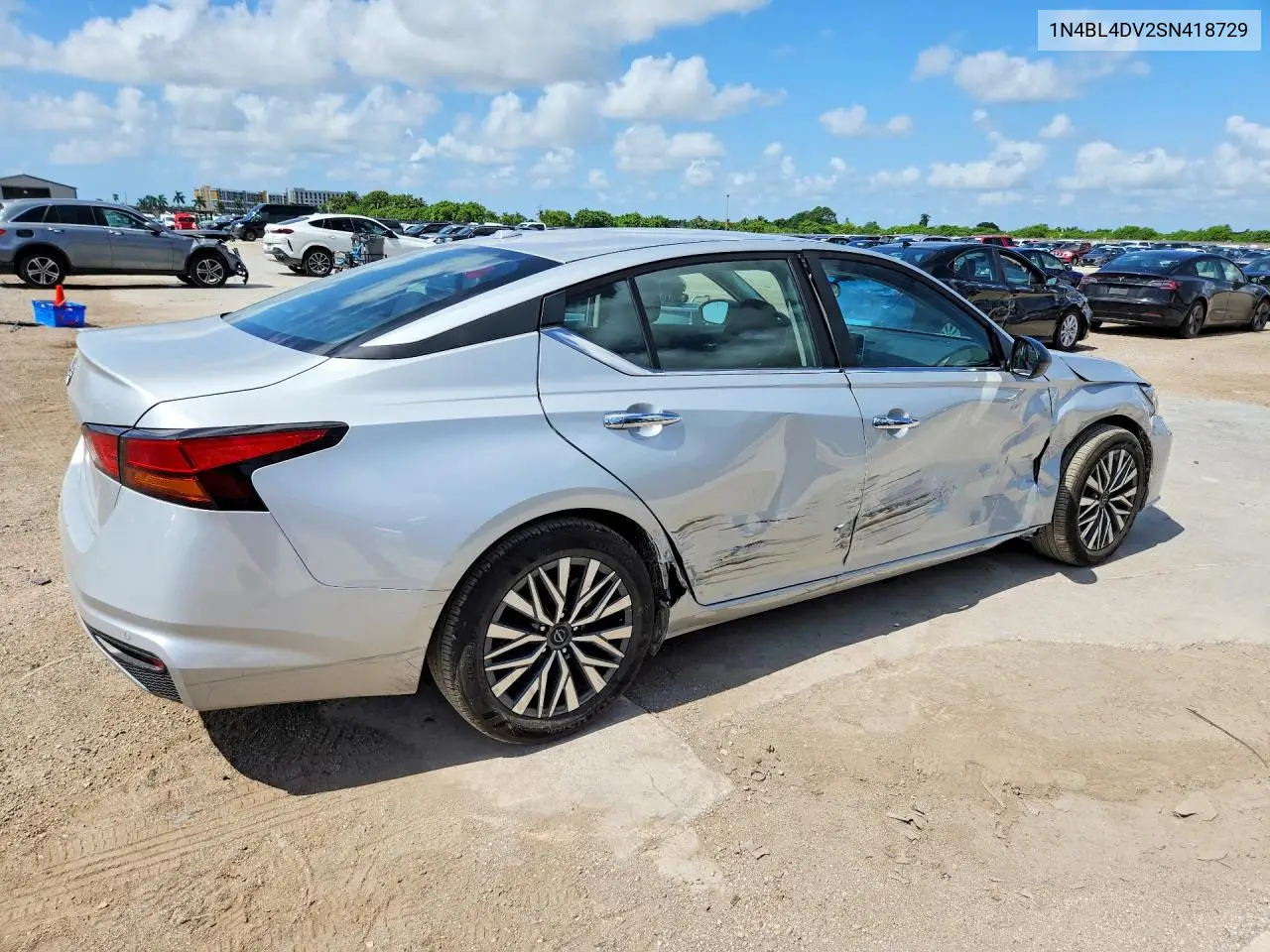 2025 Nissan Altima Sv VIN: 1N4BL4DV2SN418729 Lot: 61406846