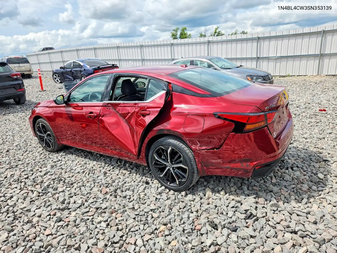 2025 Nissan Altima Sr VIN: 1N4BL4CW3SN353139 Lot: 61899136