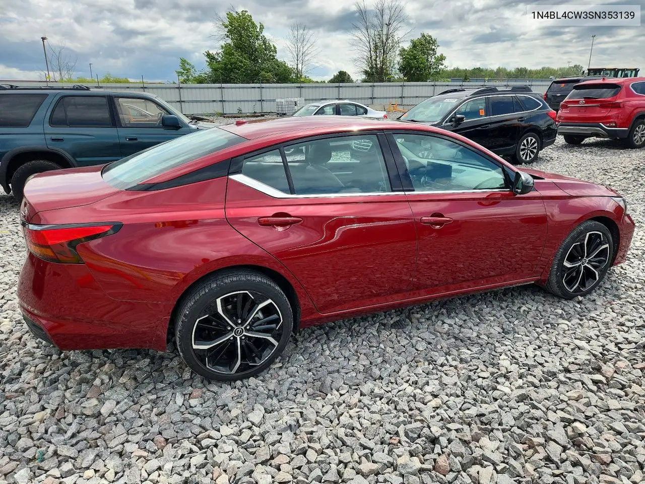 2025 Nissan Altima Sr VIN: 1N4BL4CW3SN353139 Lot: 61899136