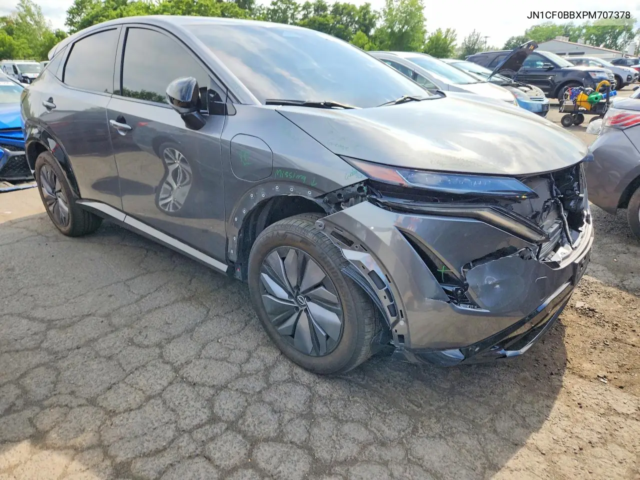 2023 Nissan Ariya Engage VIN: JN1CF0BBXPM707378 Lot: 57044356