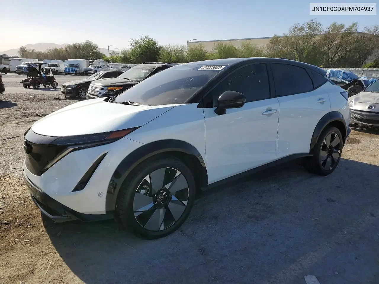2023 Nissan Ariya Platinum + VIN: JN1DF0CDXPM704937 Lot: 57223986