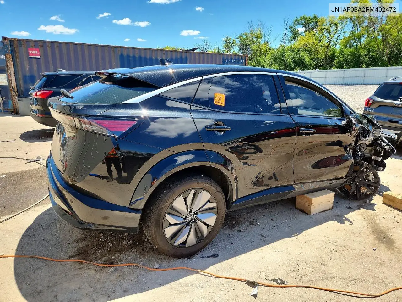 2023 Nissan Ariya Engage VIN: JN1AF0BA2PM402472 Lot: 57445196