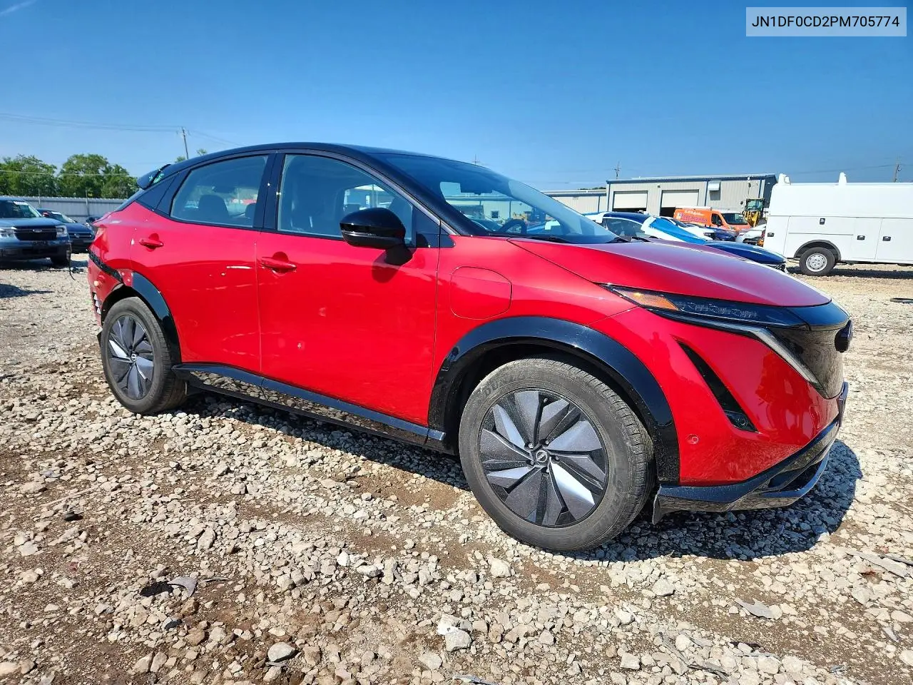 2023 Nissan Ariya Platinum + VIN: JN1DF0CD2PM705774 Lot: 59285926