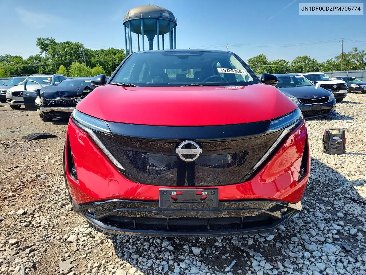 2023 Nissan Ariya Platinum + VIN: JN1DF0CD2PM705774 Lot: 59285926