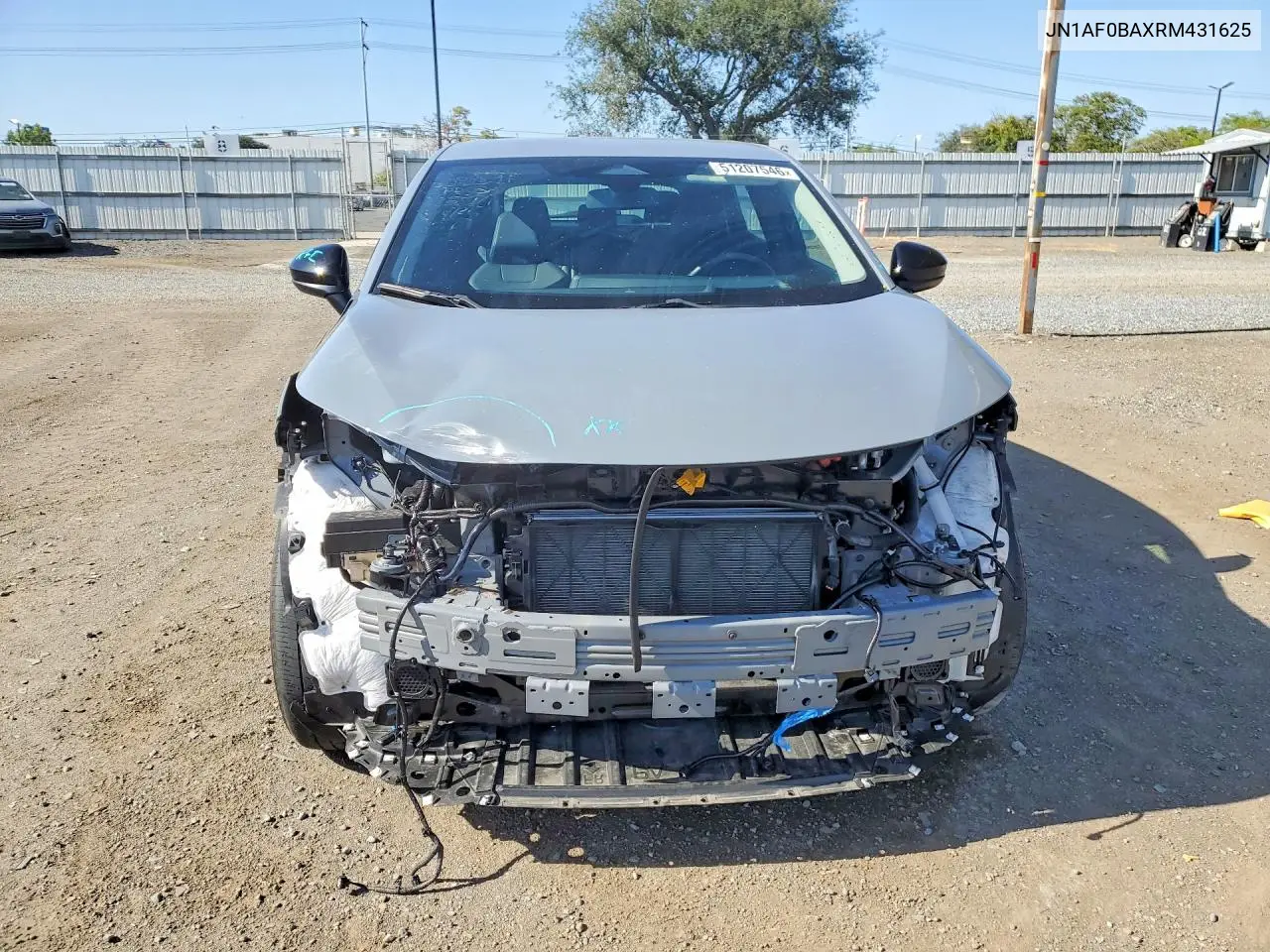 2024 Nissan Ariya Engage VIN: JN1AF0BAXRM431625 Lot: 51207546
