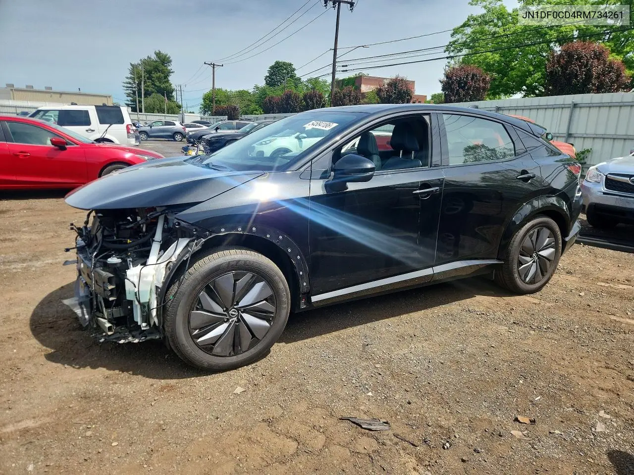 2024 Nissan Ariya Platinum + VIN: JN1DF0CD4RM734261 Lot: 54584186