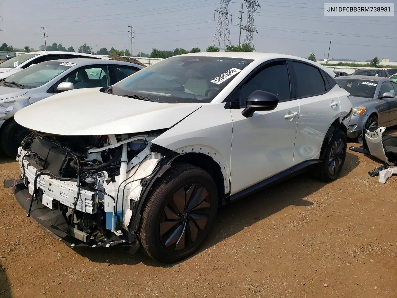 2024 Nissan Ariya Engage+ E-4Orce VIN: JN1DF0BB3RM738981 Lot: 60999396