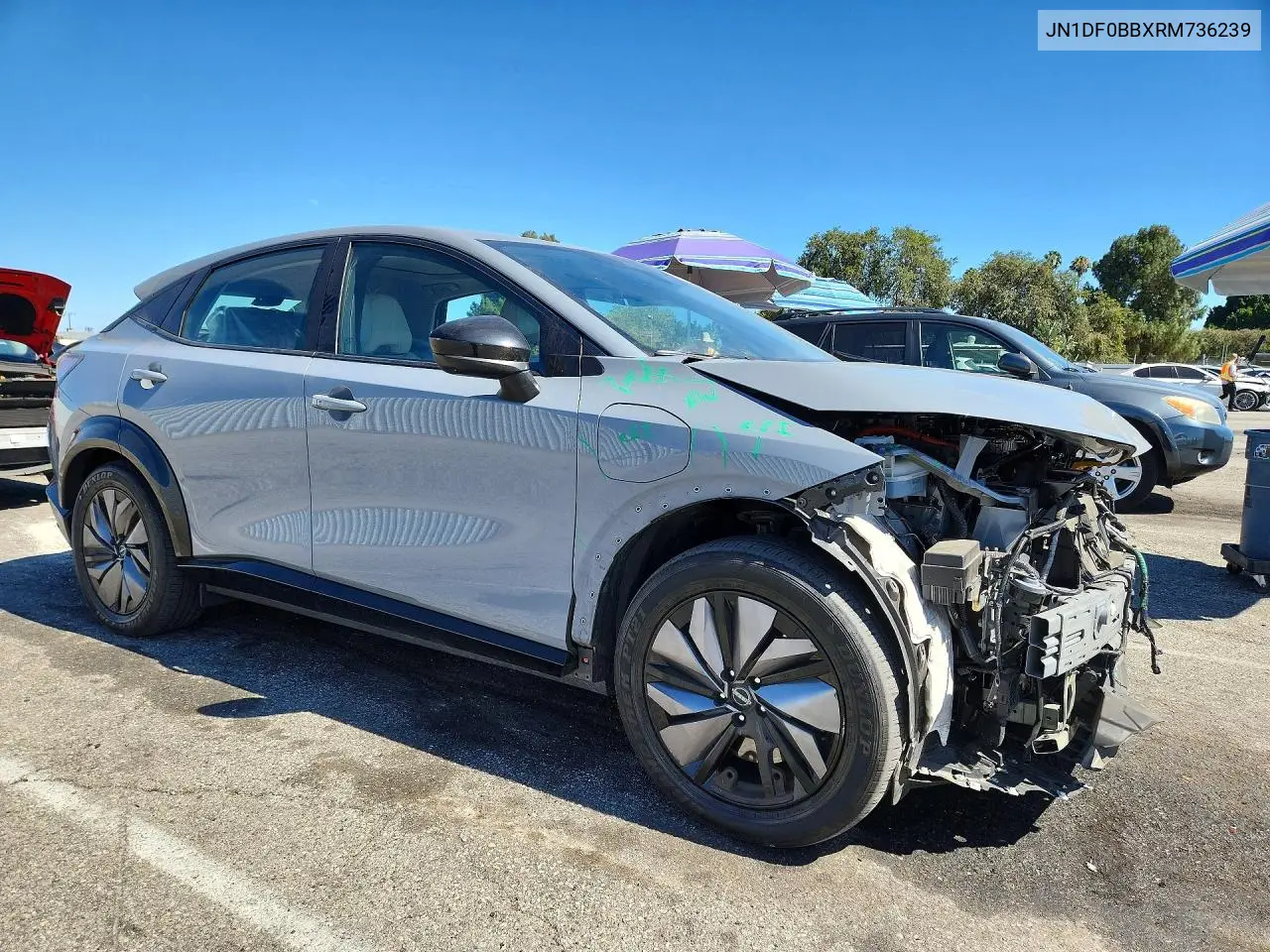 2024 Nissan Ariya Evolve+ E-4Orce VIN: JN1DF0BBXRM736239 Lot: 61065476