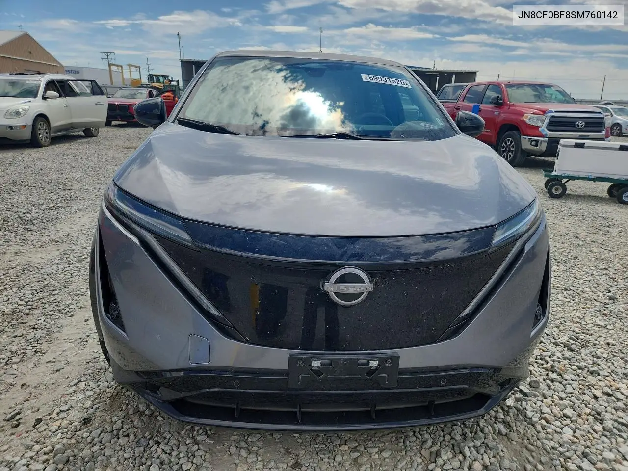 2025 Nissan Ariya Engage VIN: JN8CF0BF8SM760142 Lot: 59931526
