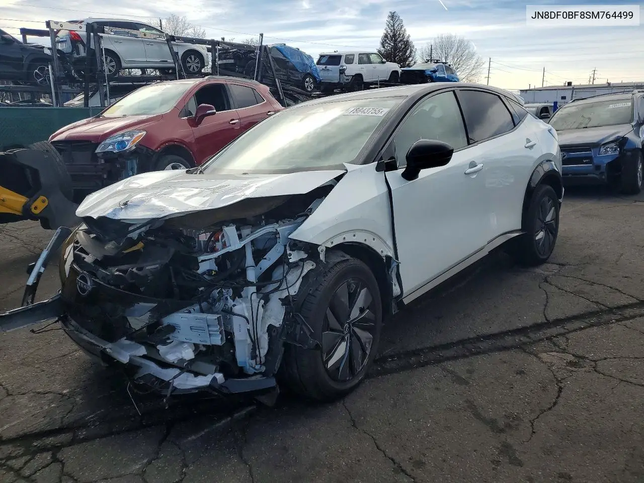 2025 Nissan Ariya Evolve+ E-4Orce VIN: JN8DF0BF8SM764499 Lot: 78843755