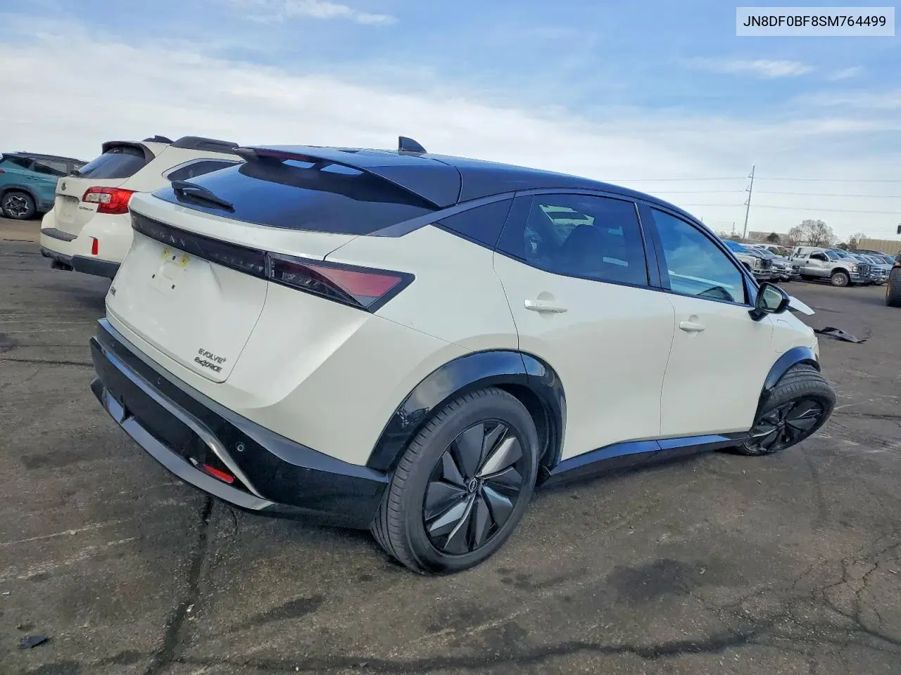 2025 Nissan Ariya Evolve+ E-4Orce VIN: JN8DF0BF8SM764499 Lot: 78843755