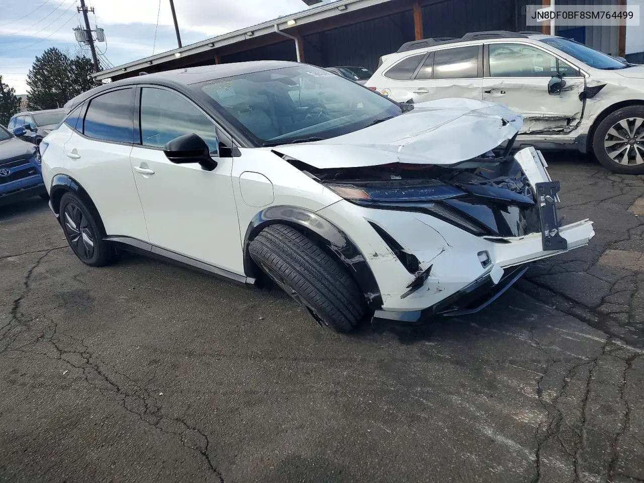 2025 Nissan Ariya Evolve+ E-4Orce VIN: JN8DF0BF8SM764499 Lot: 78843755
