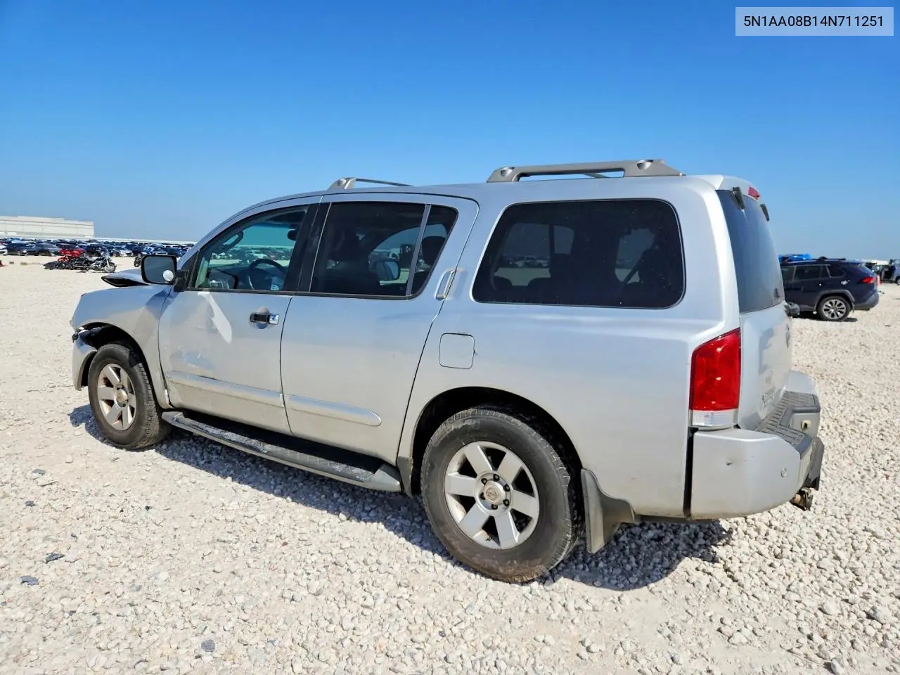 2004 Nissan Armada Se VIN: 5N1AA08B14N711251 Lot: 61781956