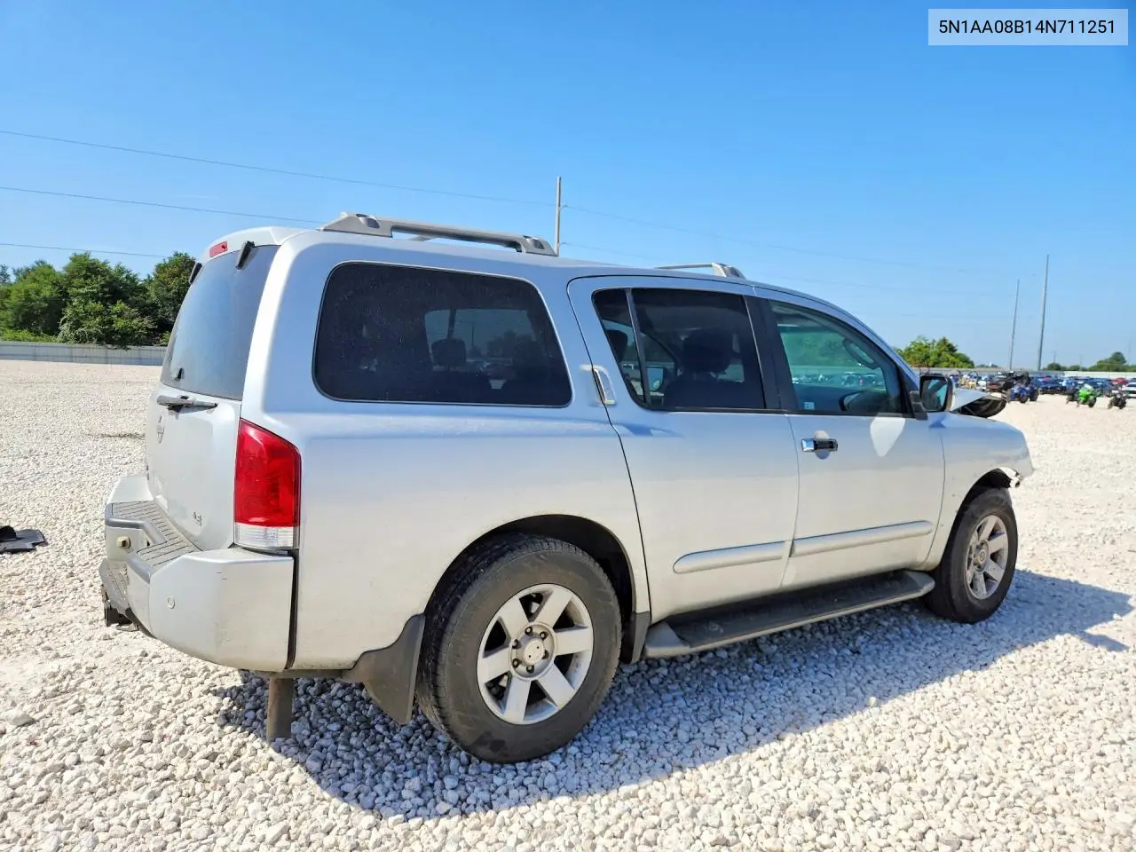 2004 Nissan Armada Se VIN: 5N1AA08B14N711251 Lot: 61781956