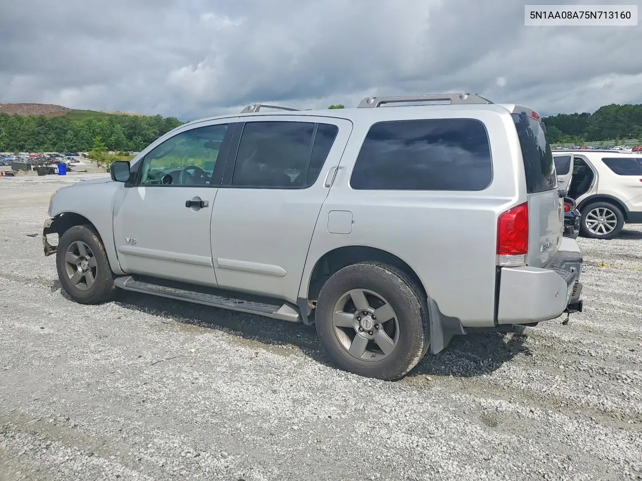 2005 Nissan Armada Se/Le VIN: 5N1AA08A75N713160 Lot: 57585126