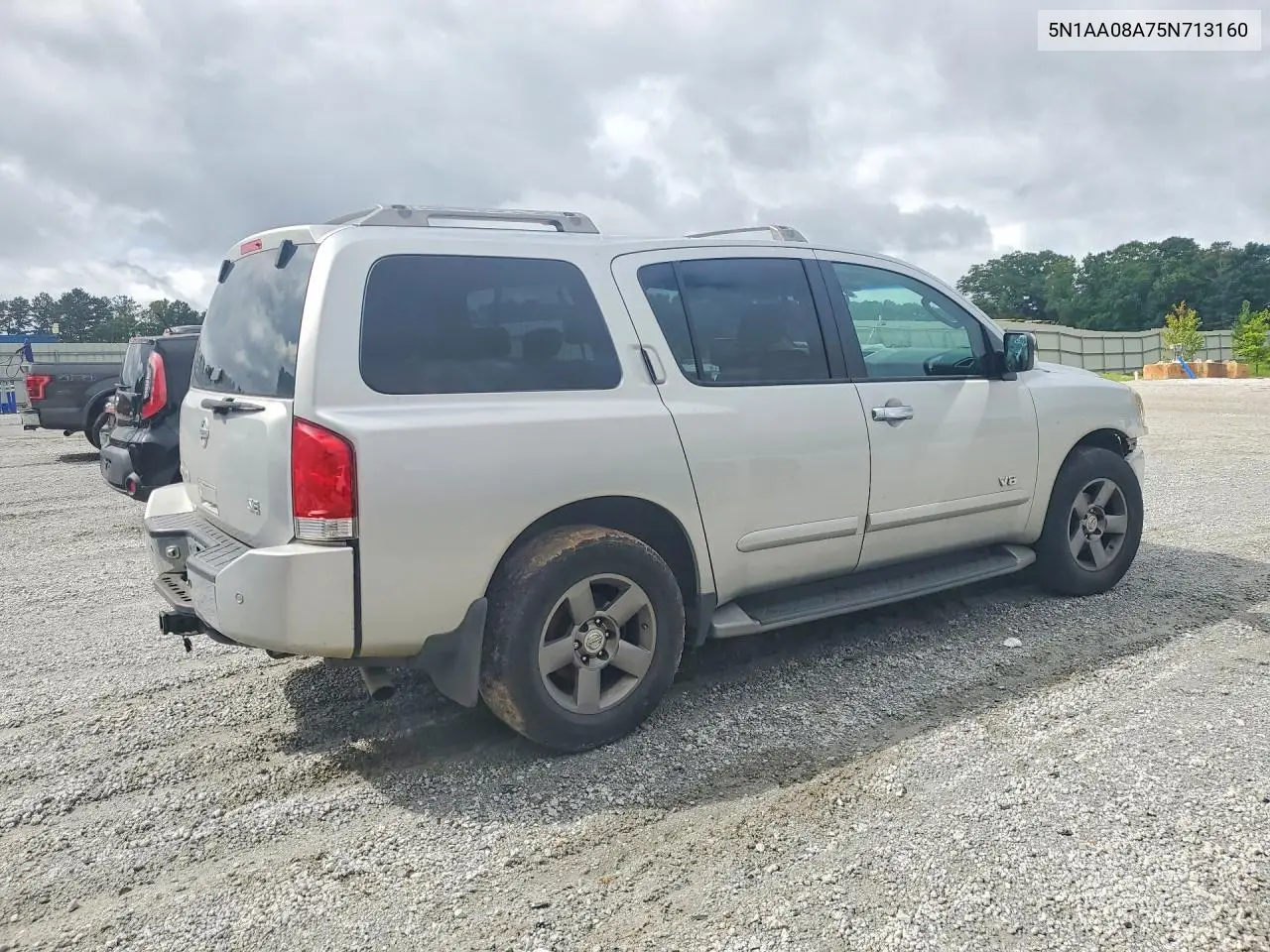 2005 Nissan Armada Se/Le VIN: 5N1AA08A75N713160 Lot: 57585126