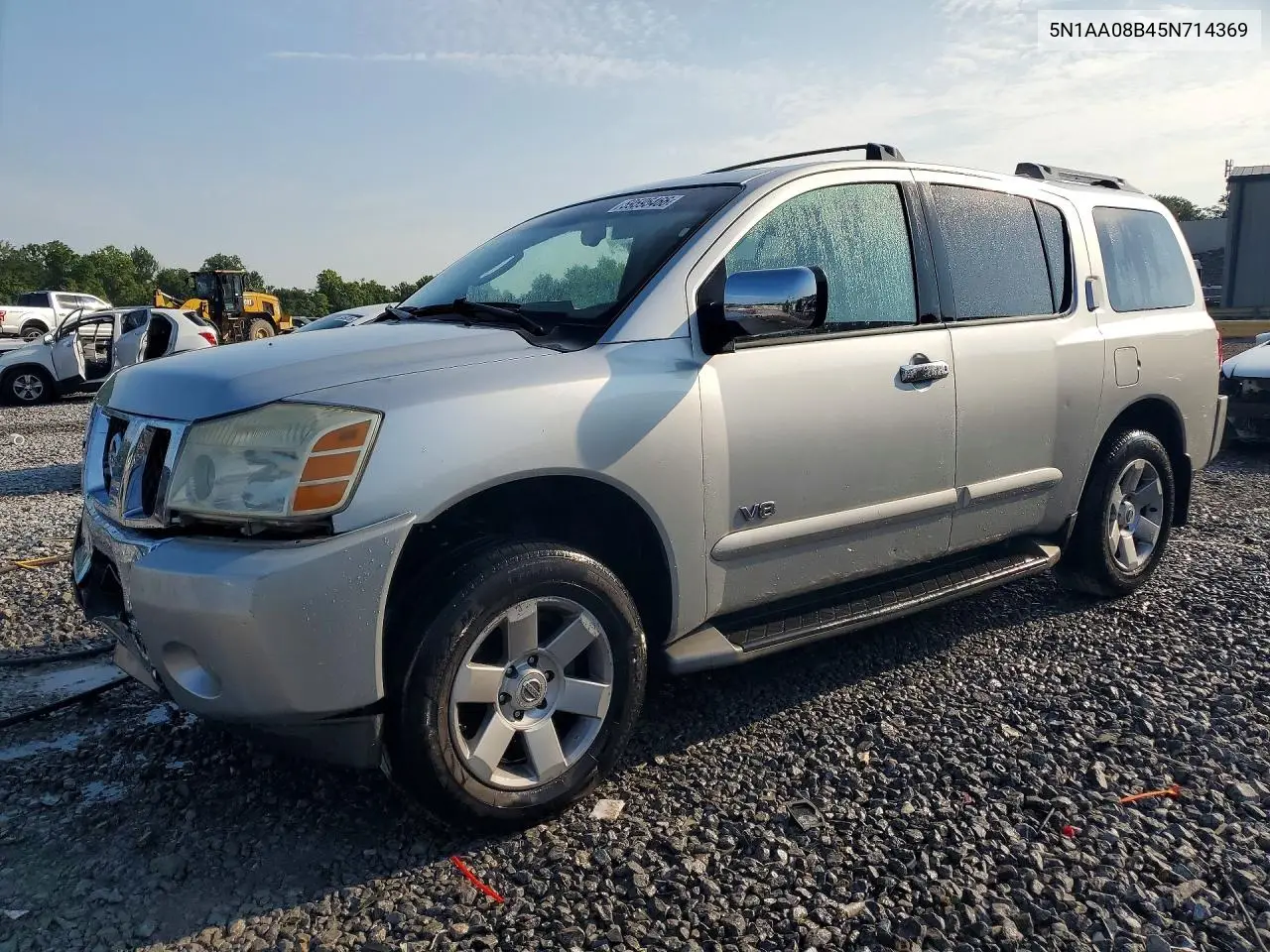 2005 Nissan Armada Se/Le VIN: 5N1AA08B45N714369 Lot: 59595466