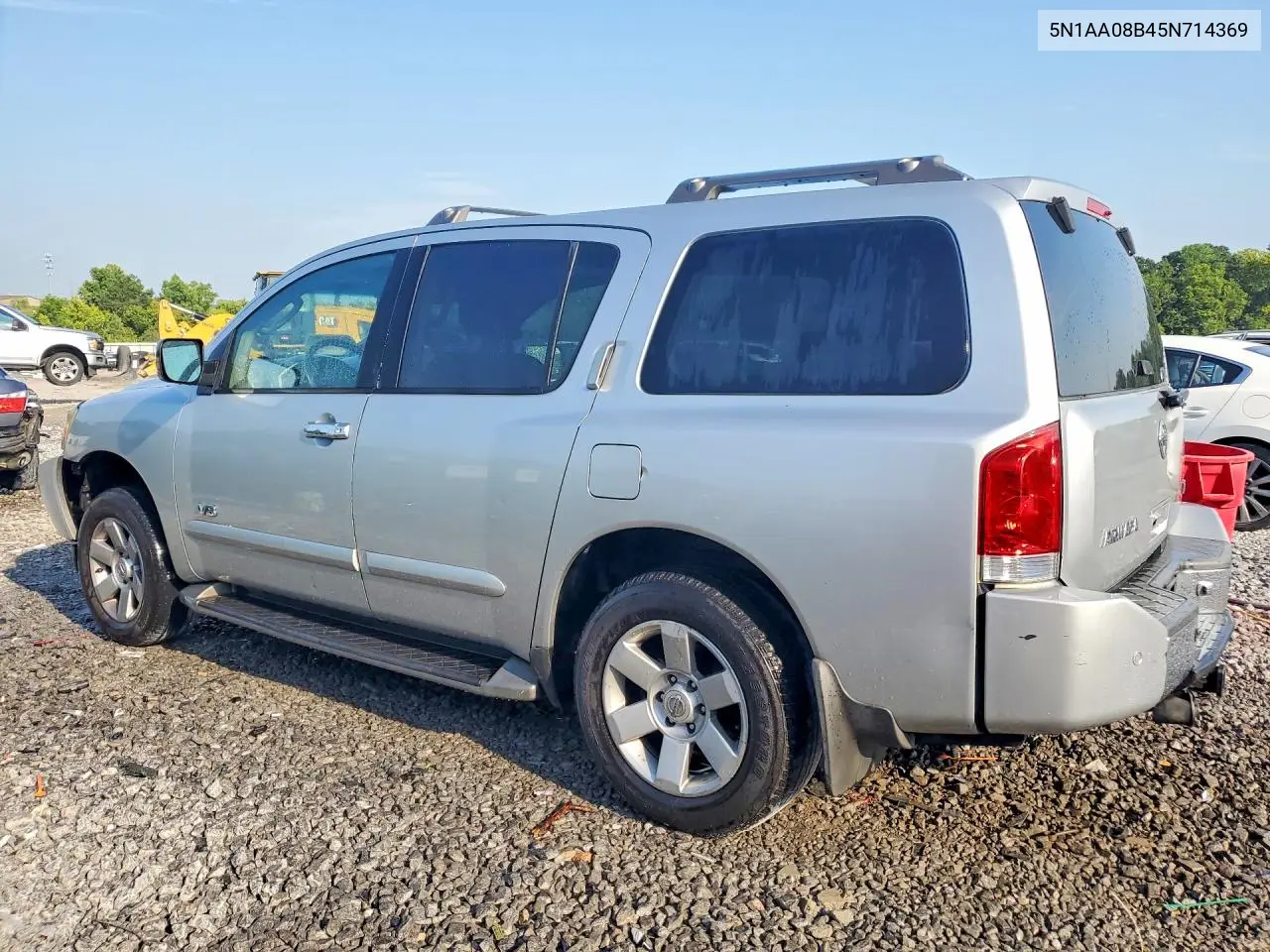 2005 Nissan Armada Se/Le VIN: 5N1AA08B45N714369 Lot: 59595466