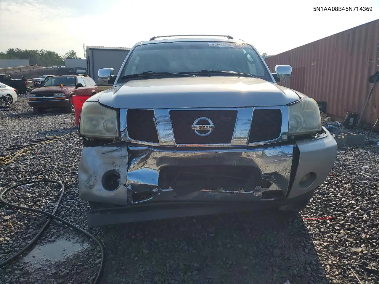 2005 Nissan Armada Se/Le VIN: 5N1AA08B45N714369 Lot: 59595466