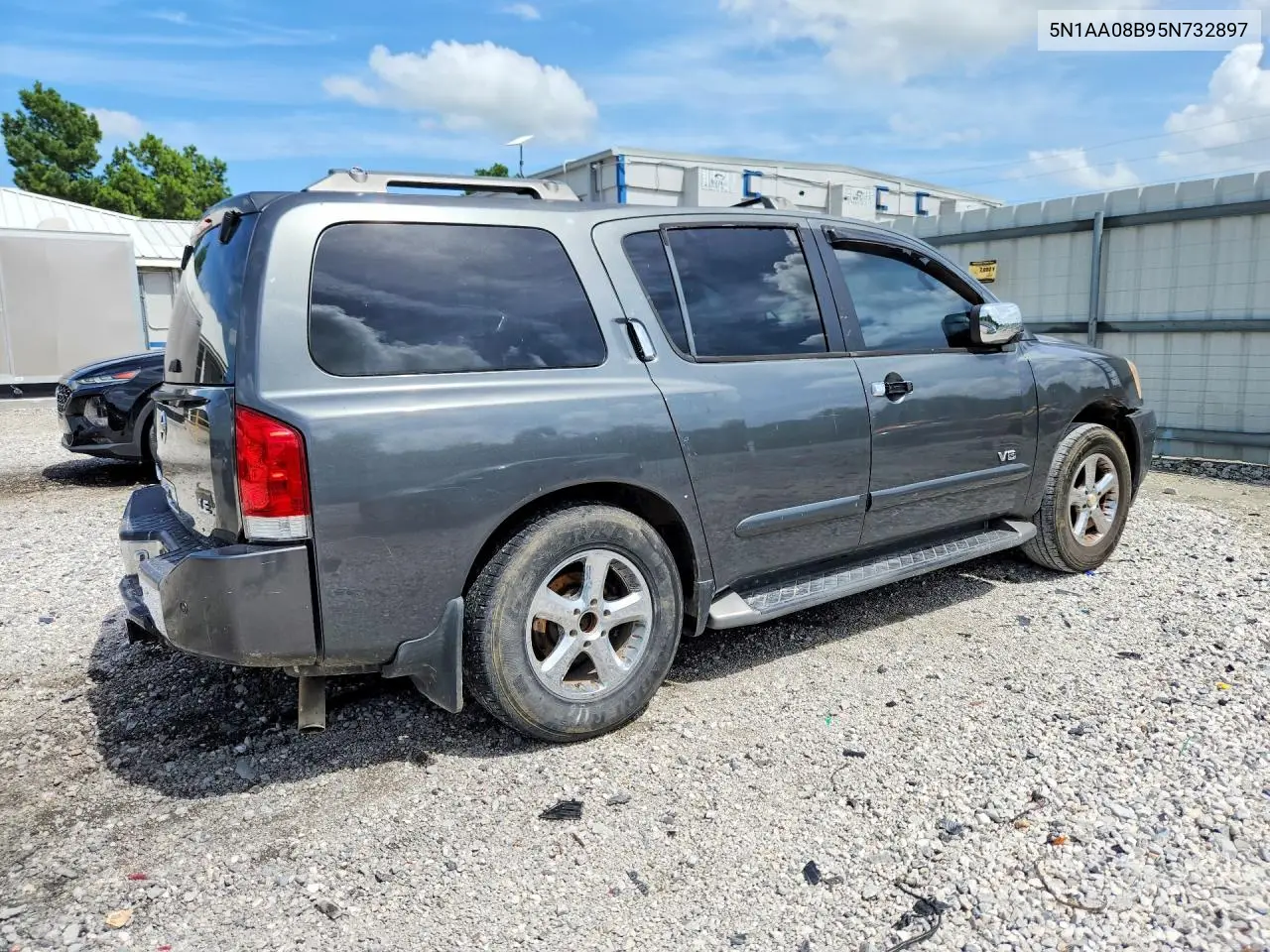 2005 Nissan Armada Se VIN: 5N1AA08B95N732897 Lot: 61493916
