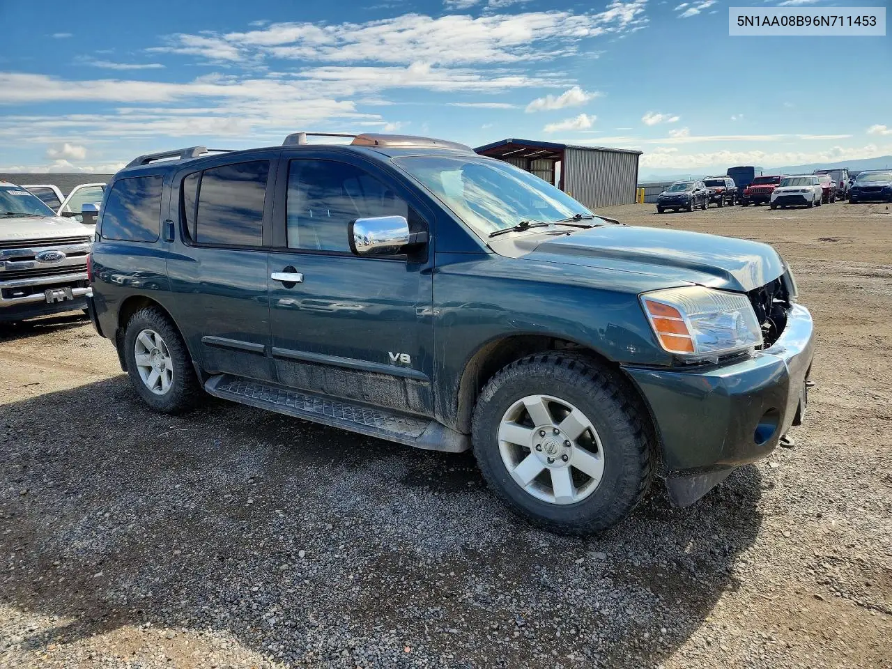 2006 Nissan Armada Se VIN: 5N1AA08B96N711453 Lot: 57255126