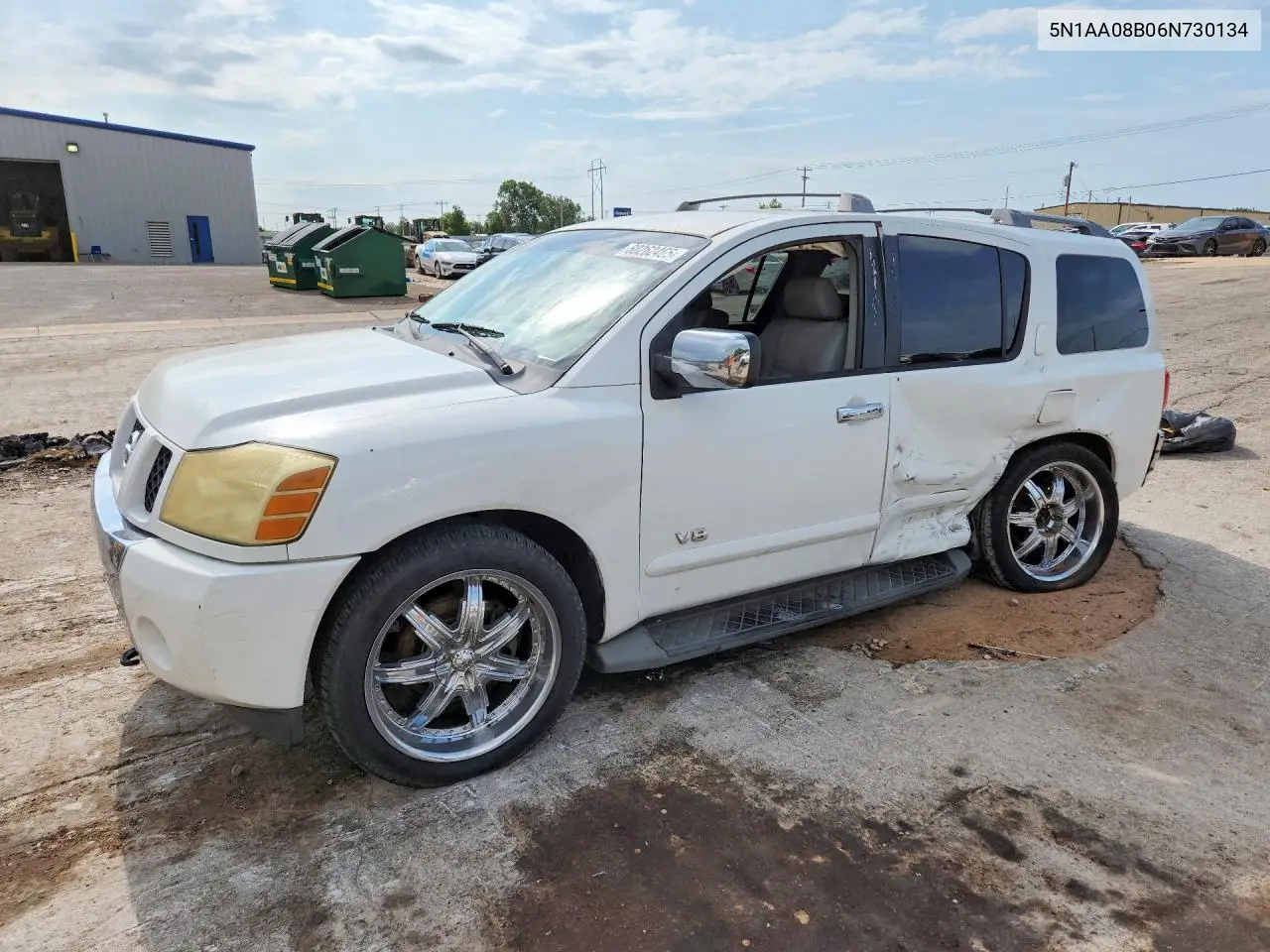 2006 Nissan Armada Se VIN: 5N1AA08B06N730134 Lot: 60262466