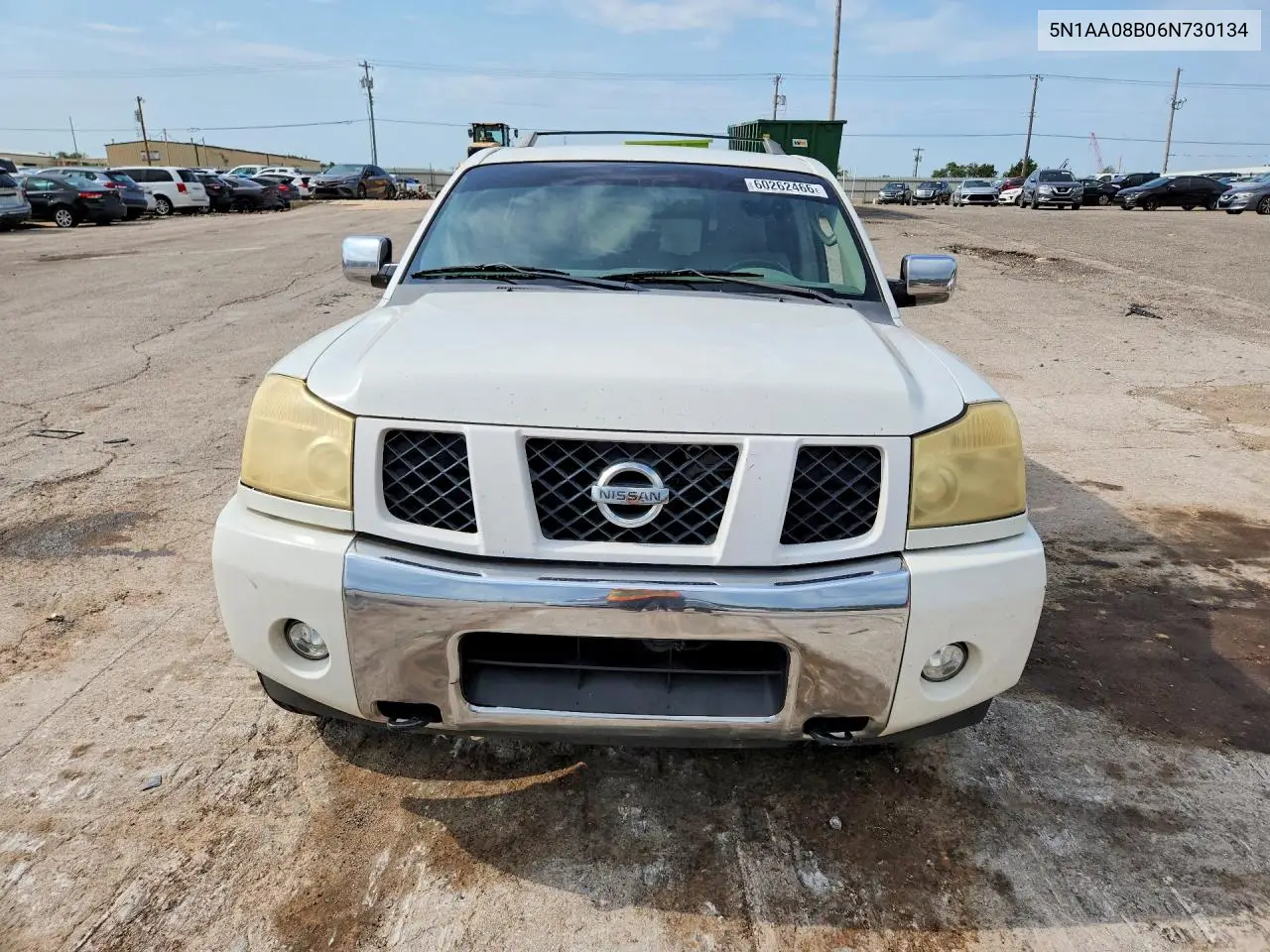 2006 Nissan Armada Se VIN: 5N1AA08B06N730134 Lot: 60262466