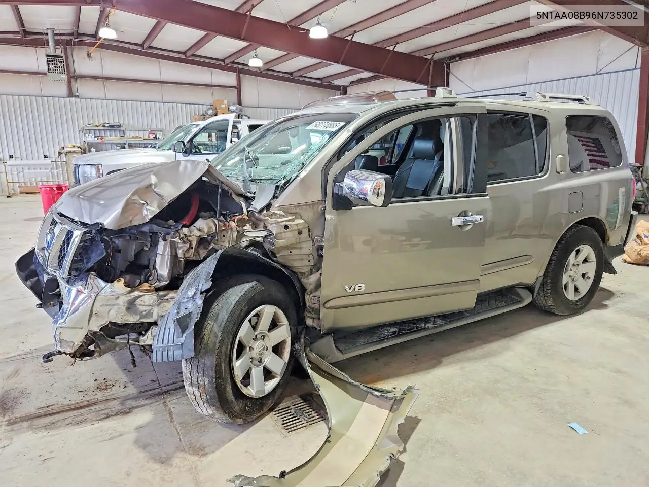 2006 Nissan Armada Se VIN: 5N1AA08B96N735302 Lot: 60274606
