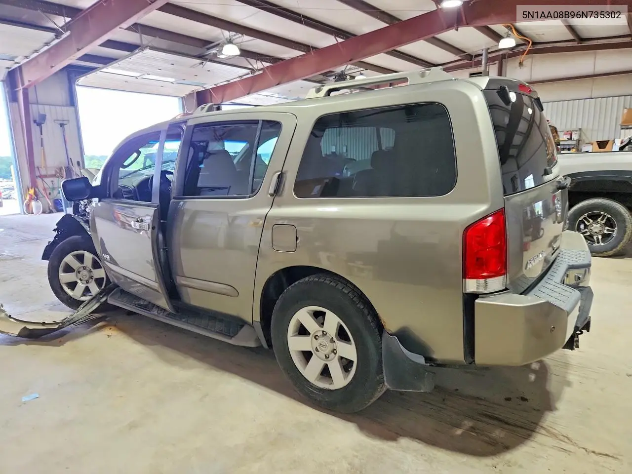 2006 Nissan Armada Se VIN: 5N1AA08B96N735302 Lot: 60274606