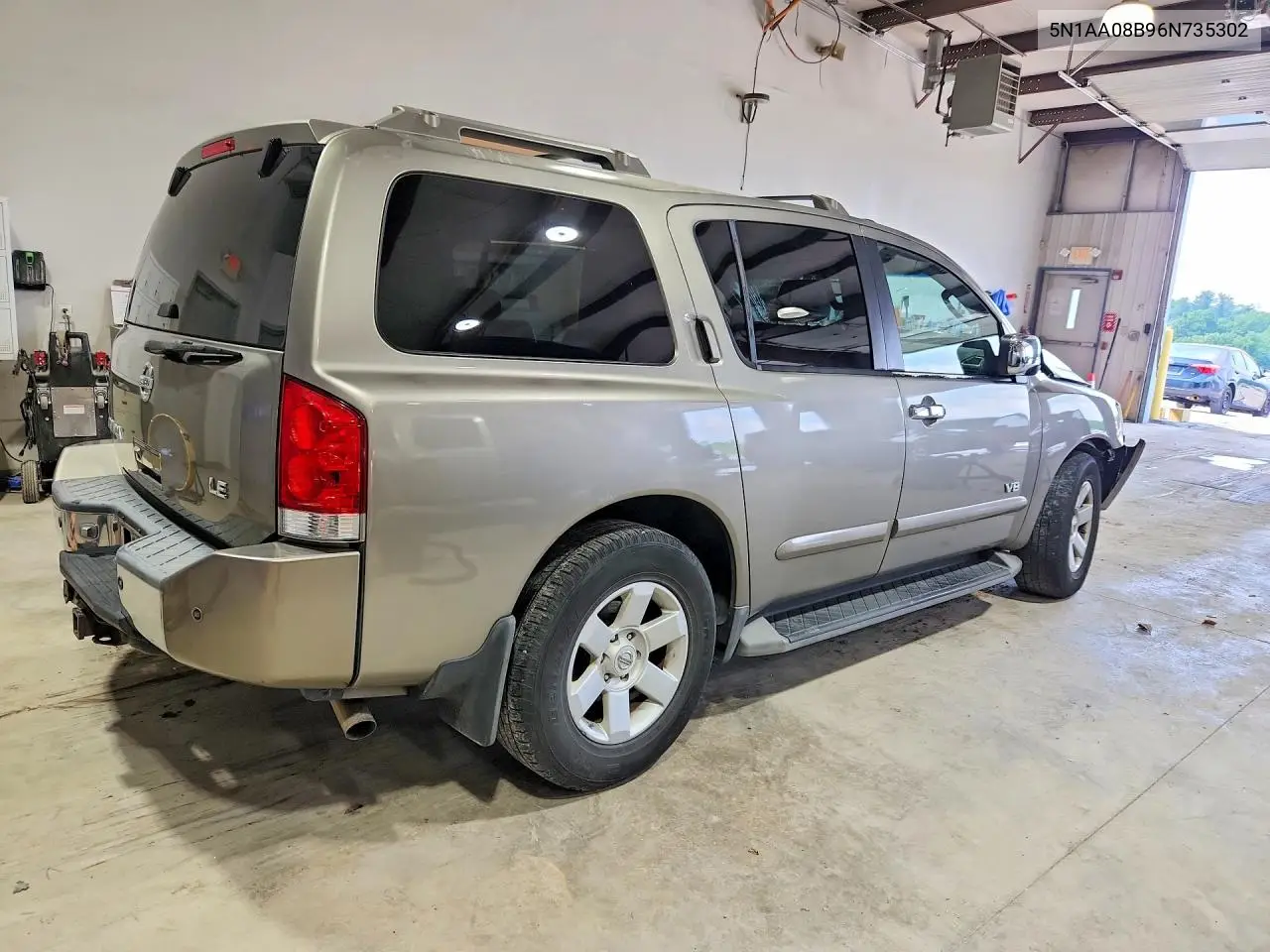 2006 Nissan Armada Se VIN: 5N1AA08B96N735302 Lot: 60274606