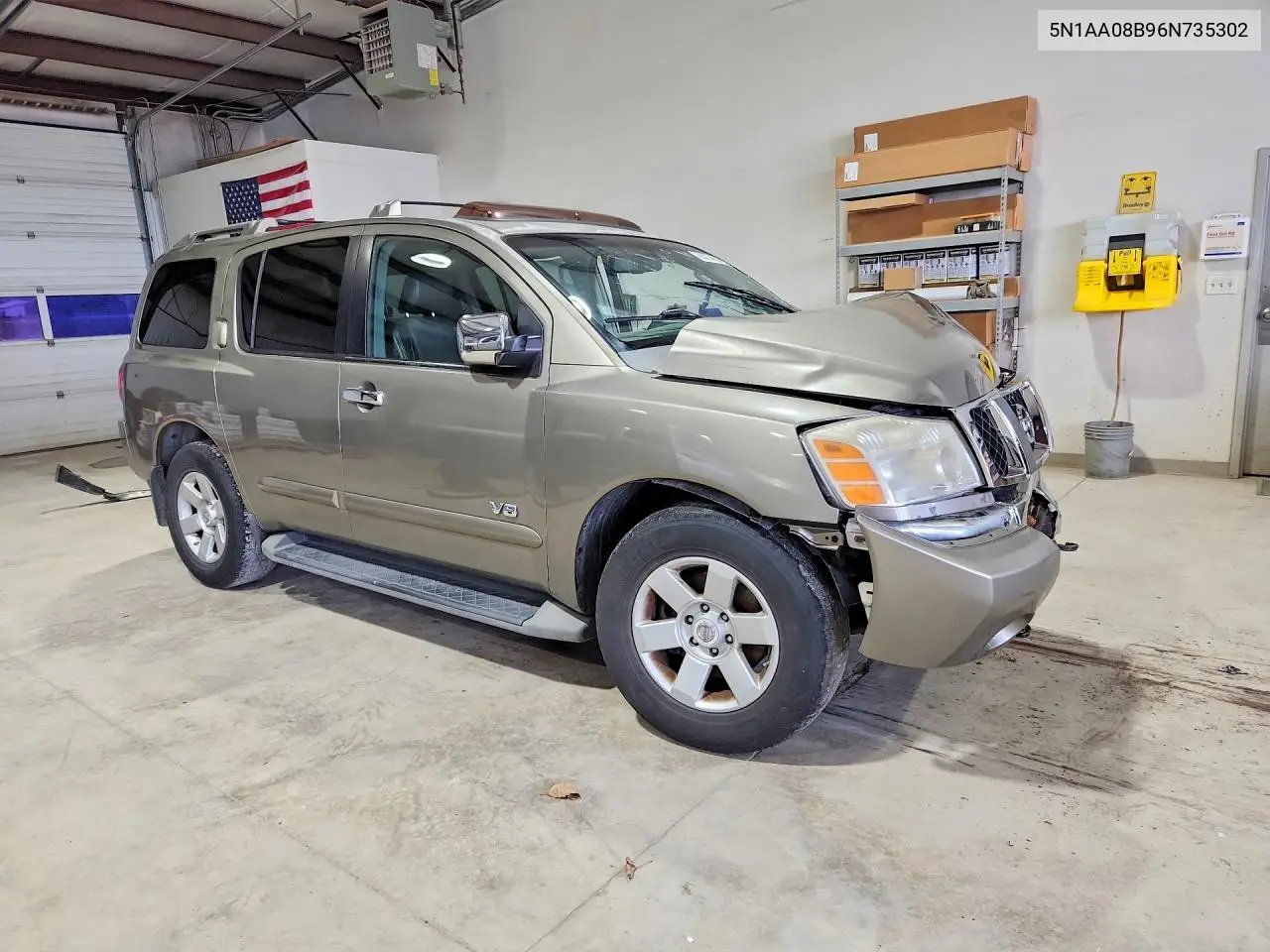 2006 Nissan Armada Se VIN: 5N1AA08B96N735302 Lot: 60274606