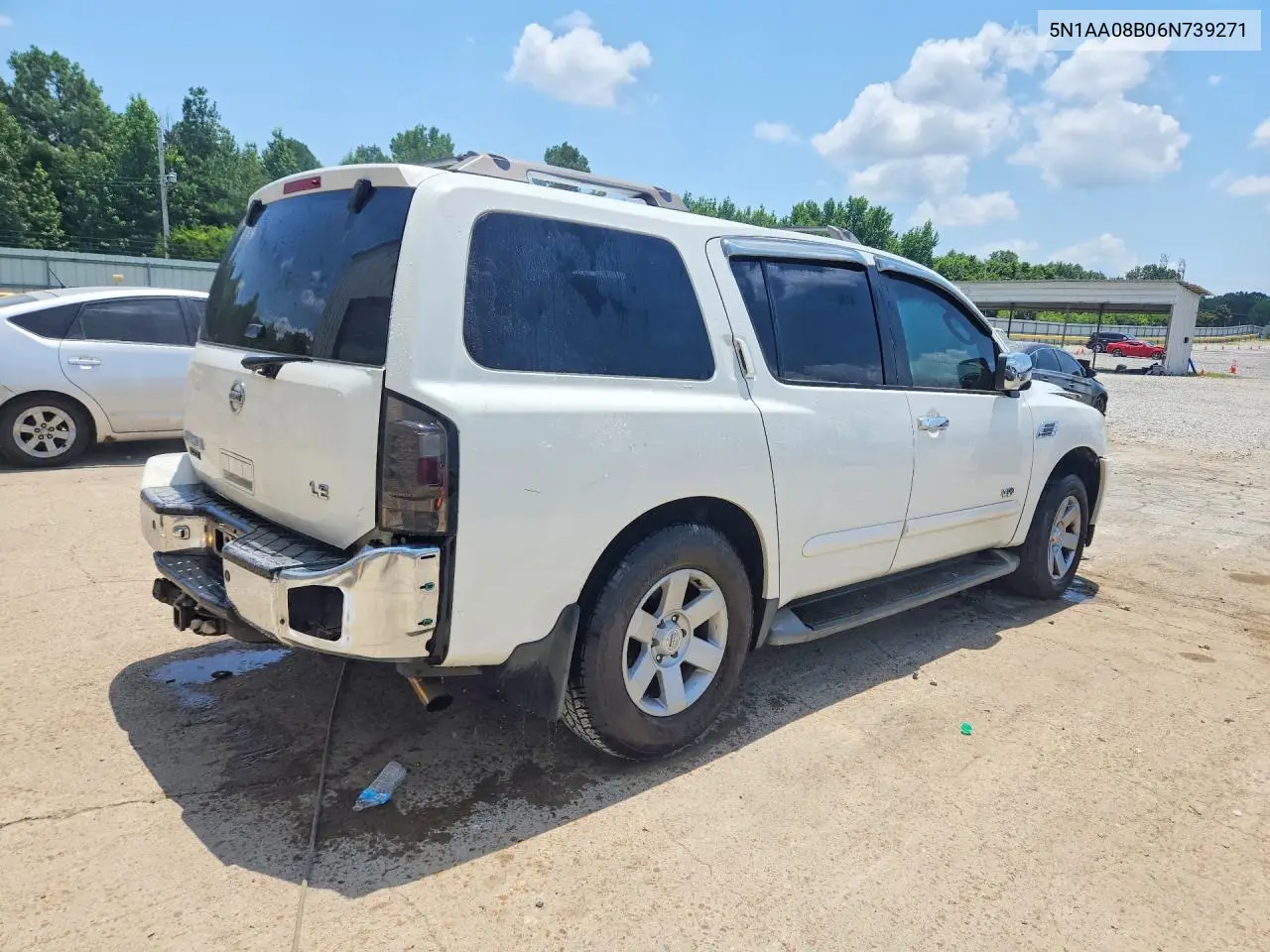2006 Nissan Armada Se VIN: 5N1AA08B06N739271 Lot: 85617435