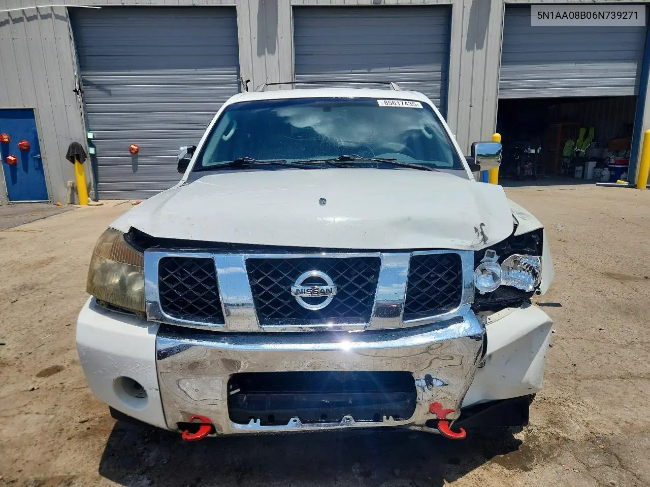 2006 Nissan Armada Se VIN: 5N1AA08B06N739271 Lot: 85617435