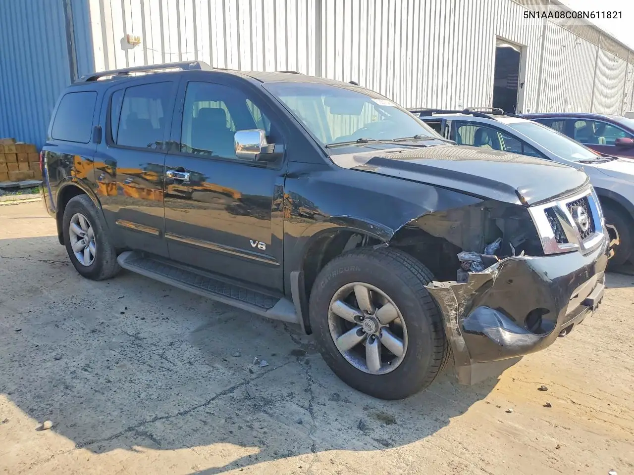 2008 Nissan Armada Se VIN: 5N1AA08C08N611821 Lot: 59261646