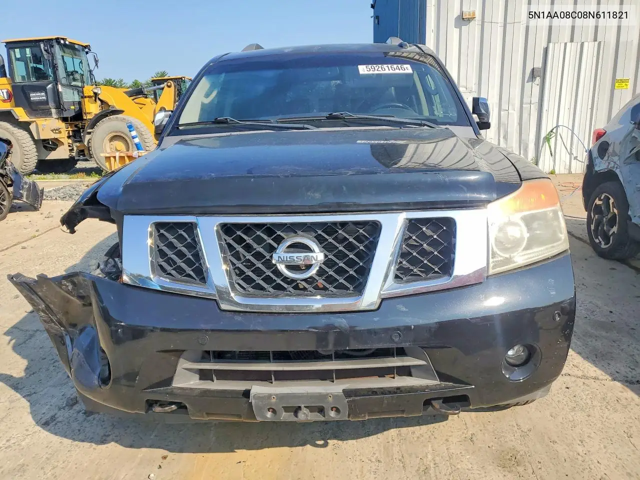 2008 Nissan Armada Se VIN: 5N1AA08C08N611821 Lot: 59261646