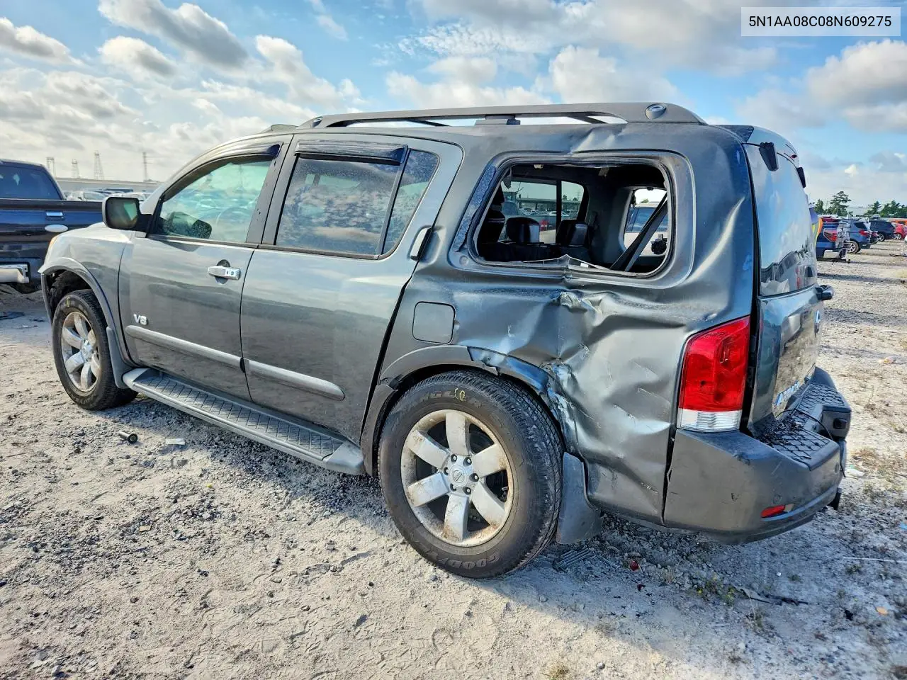 2008 Nissan Armada Se VIN: 5N1AA08C08N609275 Lot: 59816306