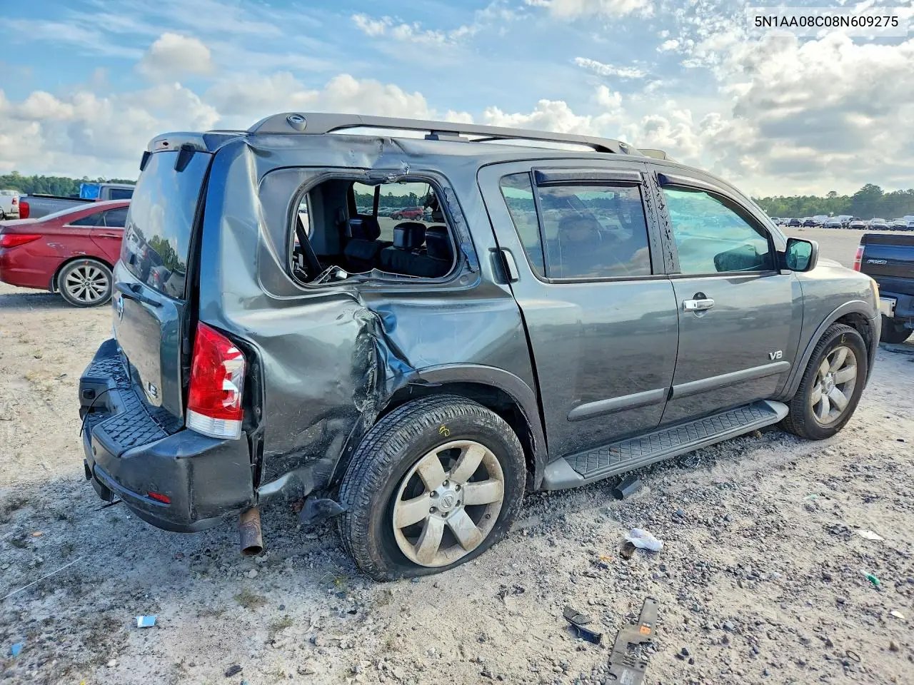 2008 Nissan Armada Se VIN: 5N1AA08C08N609275 Lot: 59816306