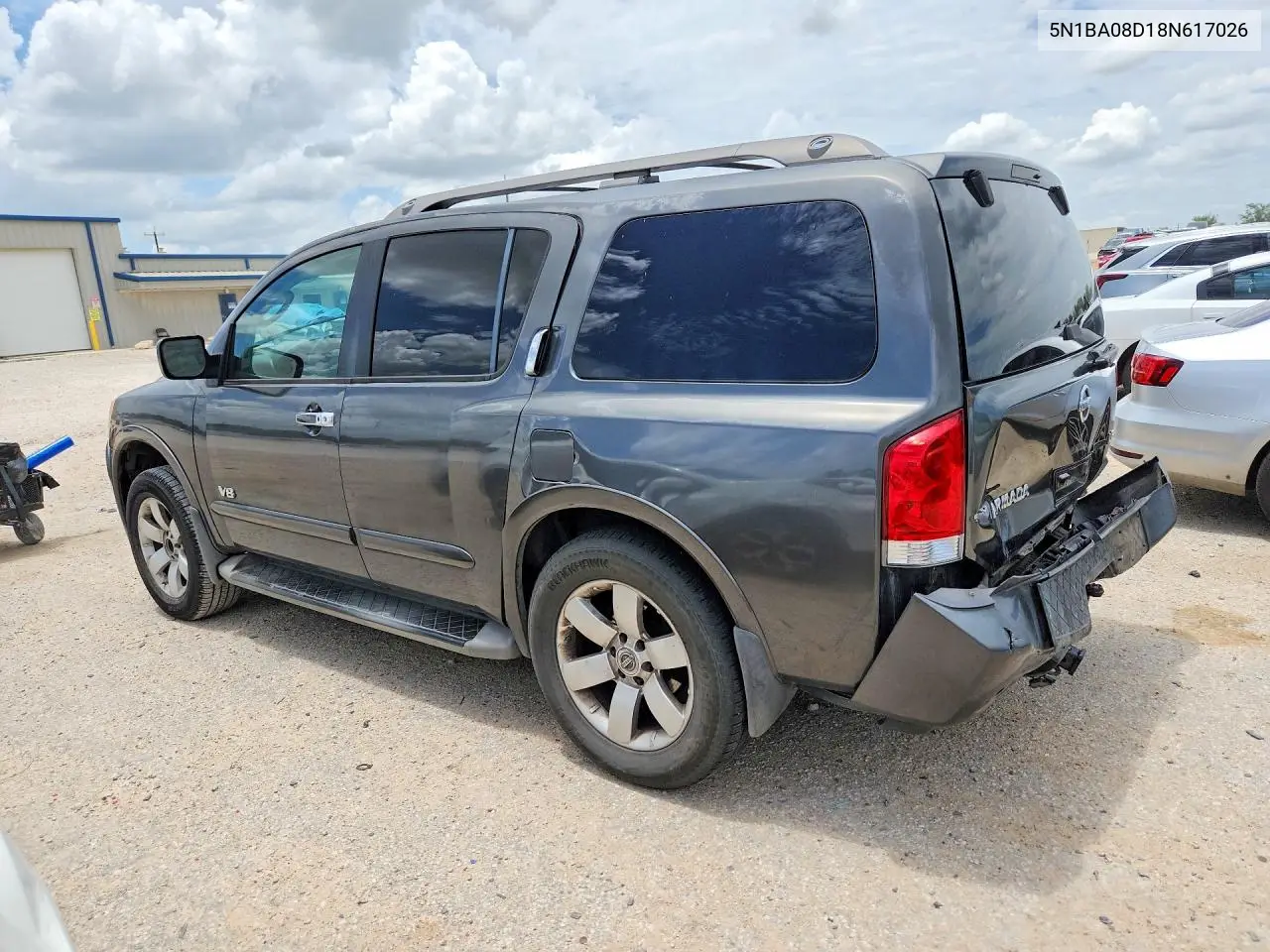 2008 Nissan Armada Se Ffv VIN: 5N1BA08D18N617026 Lot: 60805366