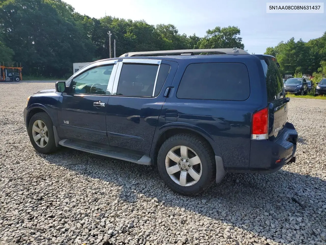 2008 Nissan Armada Se VIN: 5N1AA08C08N631437 Lot: 61664816