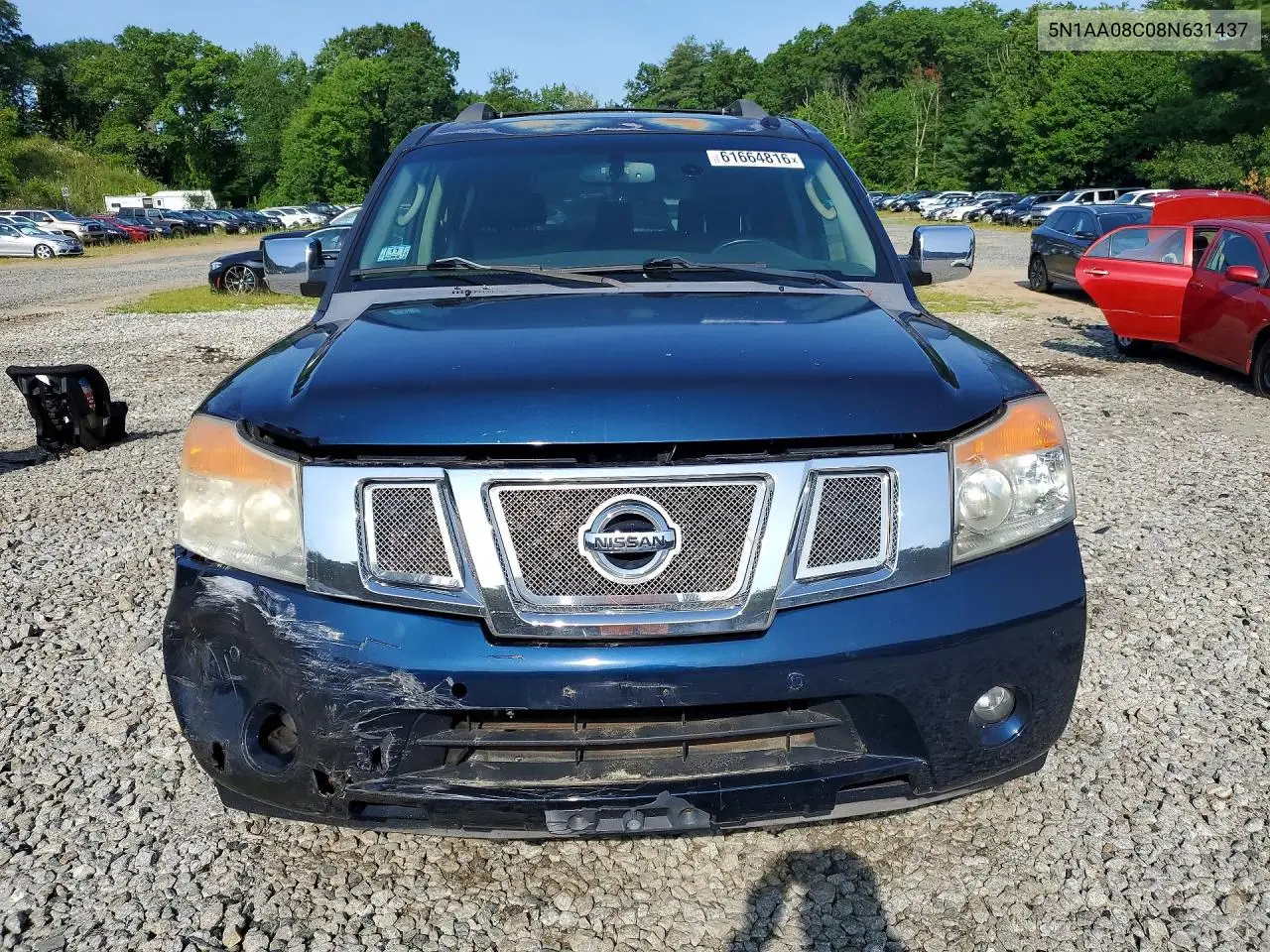 2008 Nissan Armada Se VIN: 5N1AA08C08N631437 Lot: 61664816