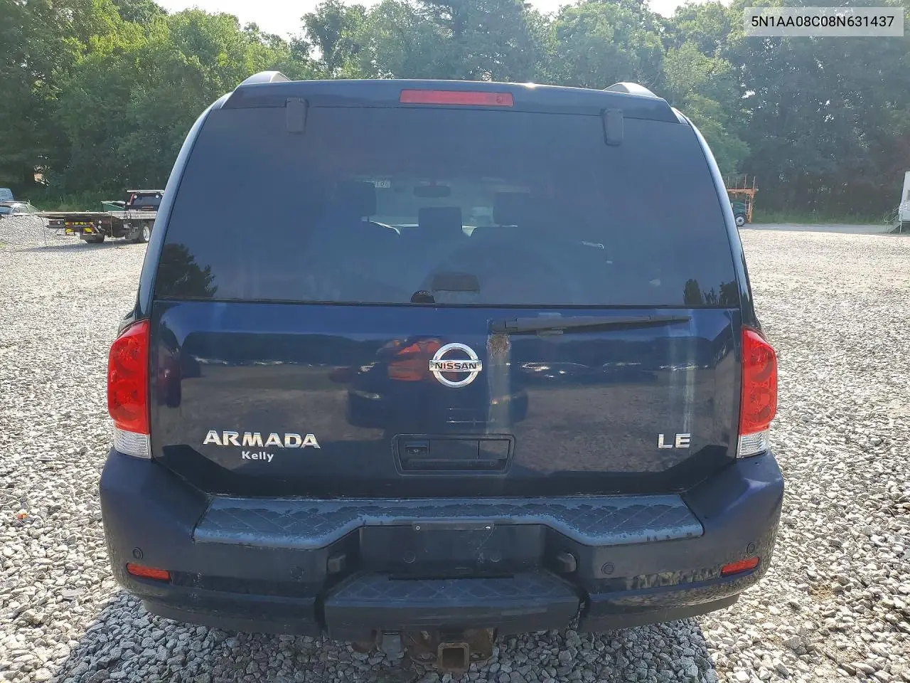 2008 Nissan Armada Se VIN: 5N1AA08C08N631437 Lot: 61664816