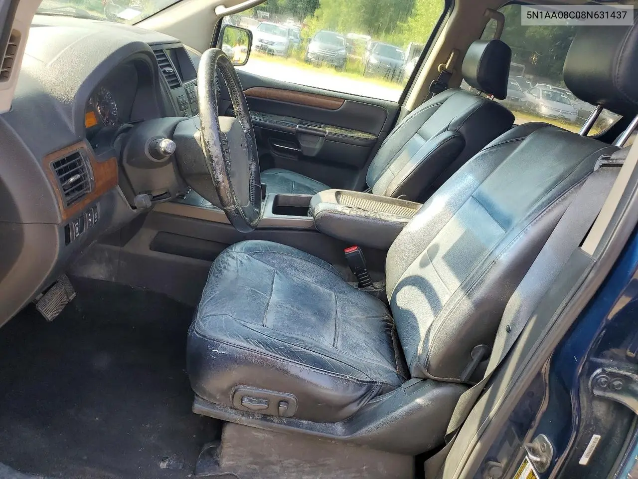 2008 Nissan Armada Se VIN: 5N1AA08C08N631437 Lot: 61664816