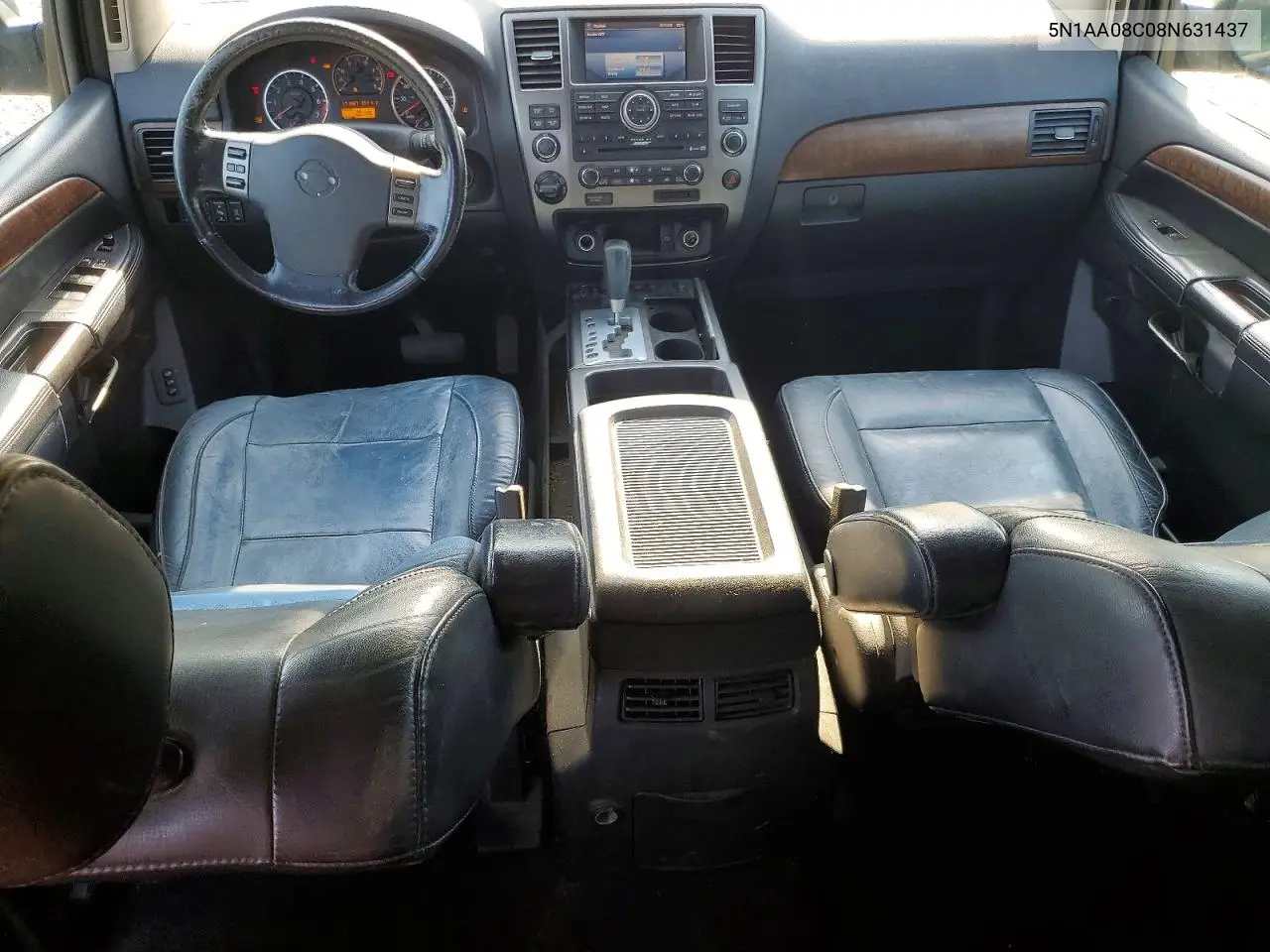 2008 Nissan Armada Se VIN: 5N1AA08C08N631437 Lot: 61664816