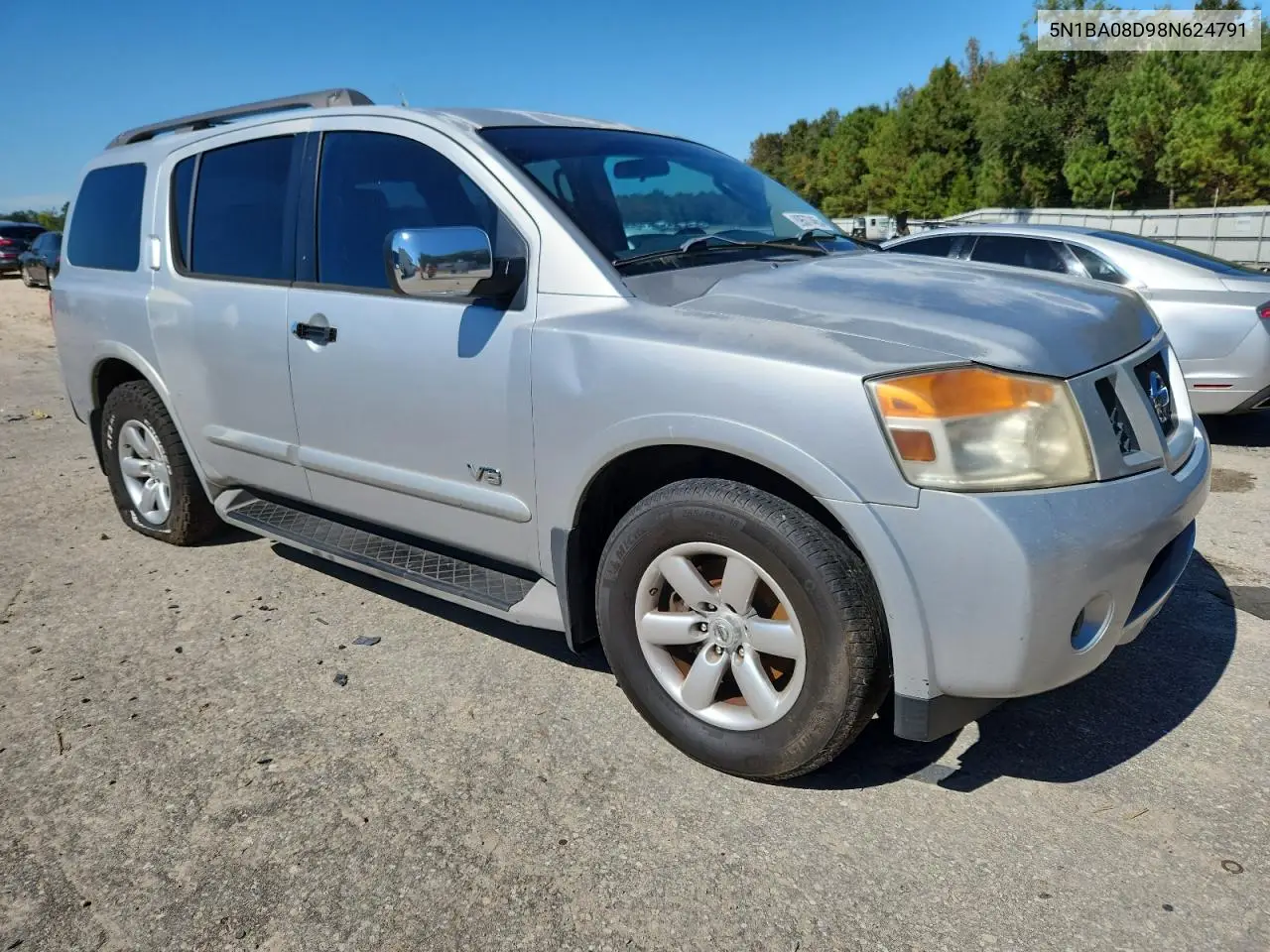 5N1BA08D98N624791 2008 Nissan Armada Se