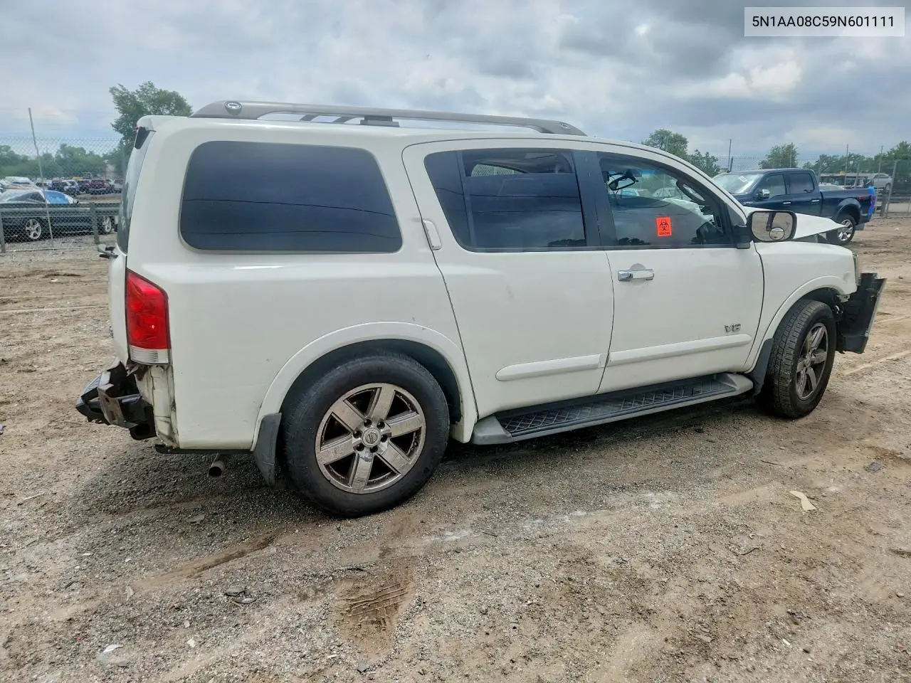 2009 Nissan Armada Se VIN: 5N1AA08C59N601111 Lot: 59716236